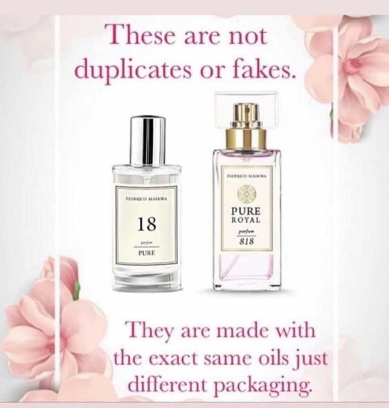 Women's Designer "Pure" Perfume