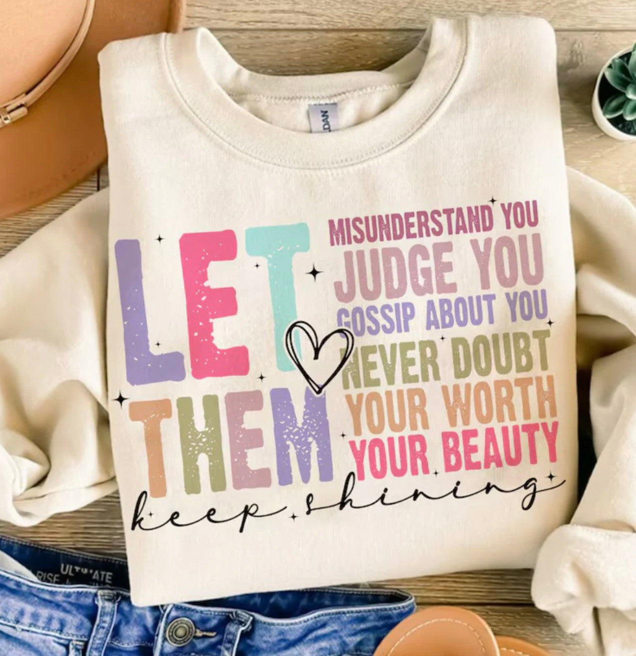 Let Them Cream Tee/Crewneck