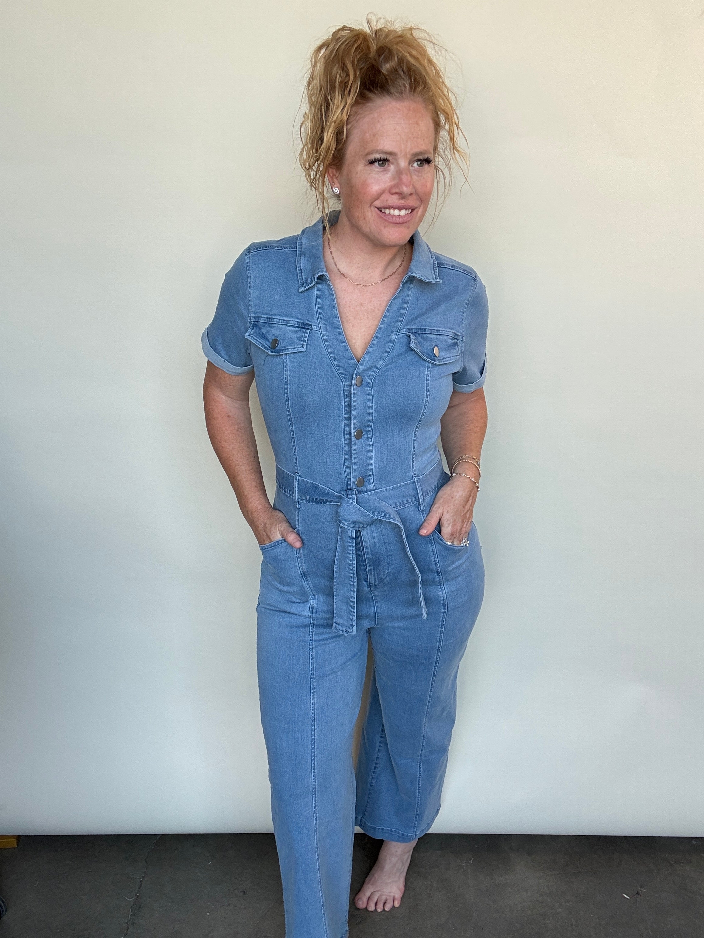 Big Things Jumpsuit by White Birch
