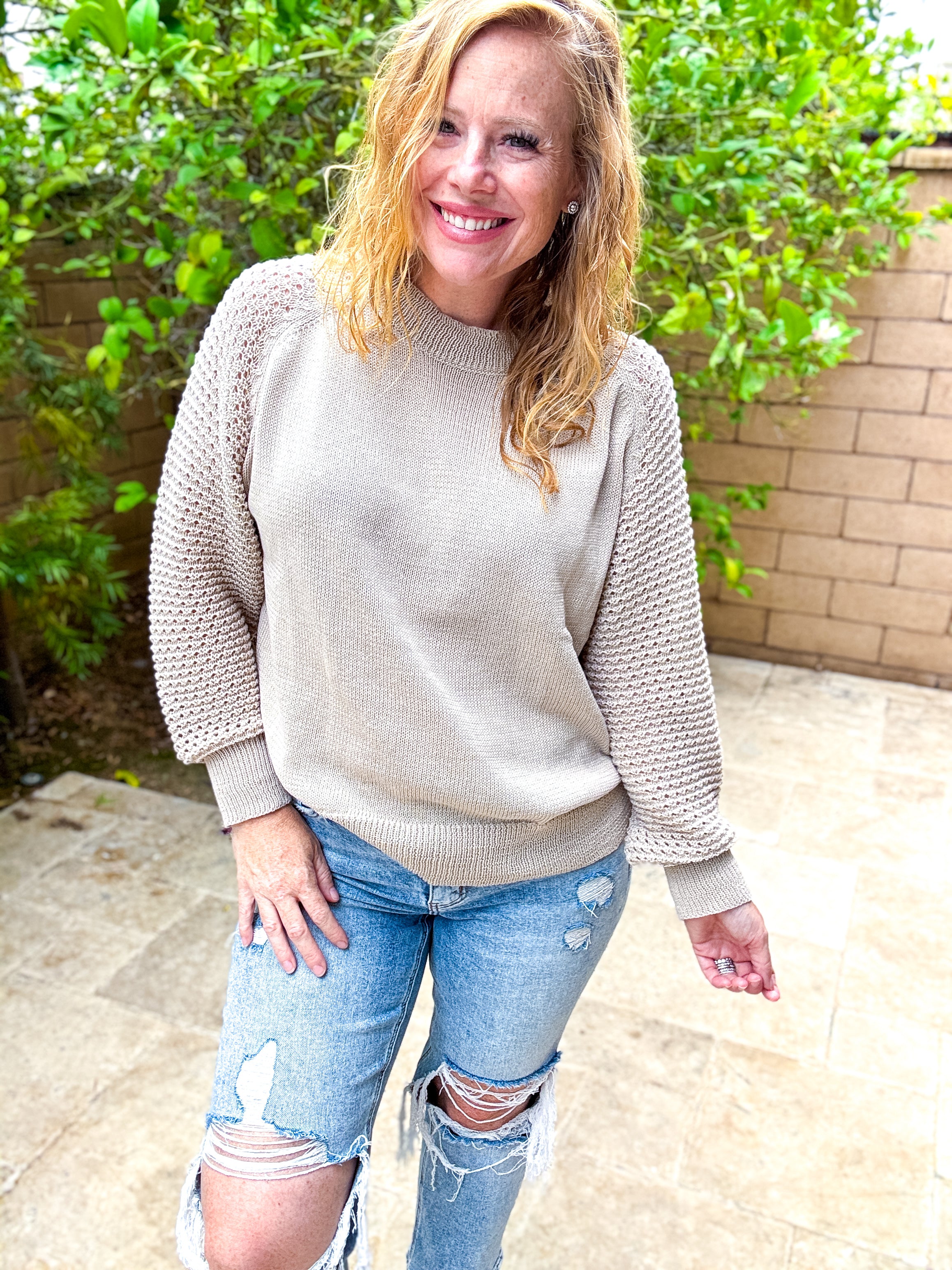Open Aire Sweater by White Birch