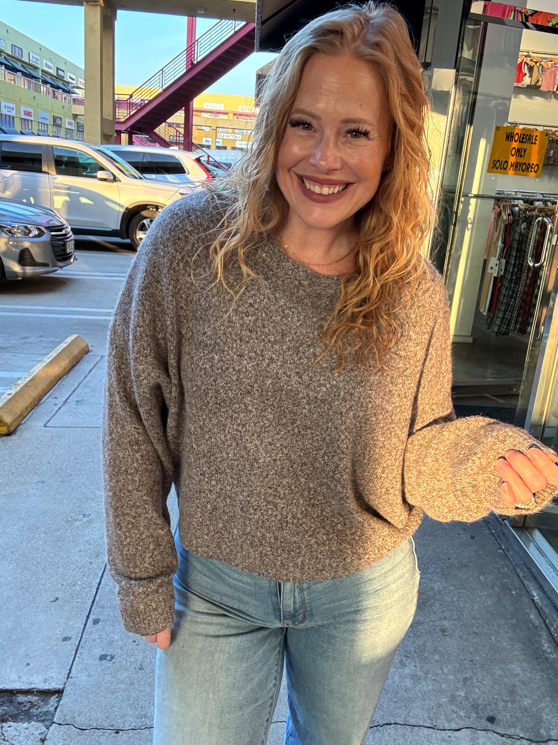 Worthy Chocolate Sweater