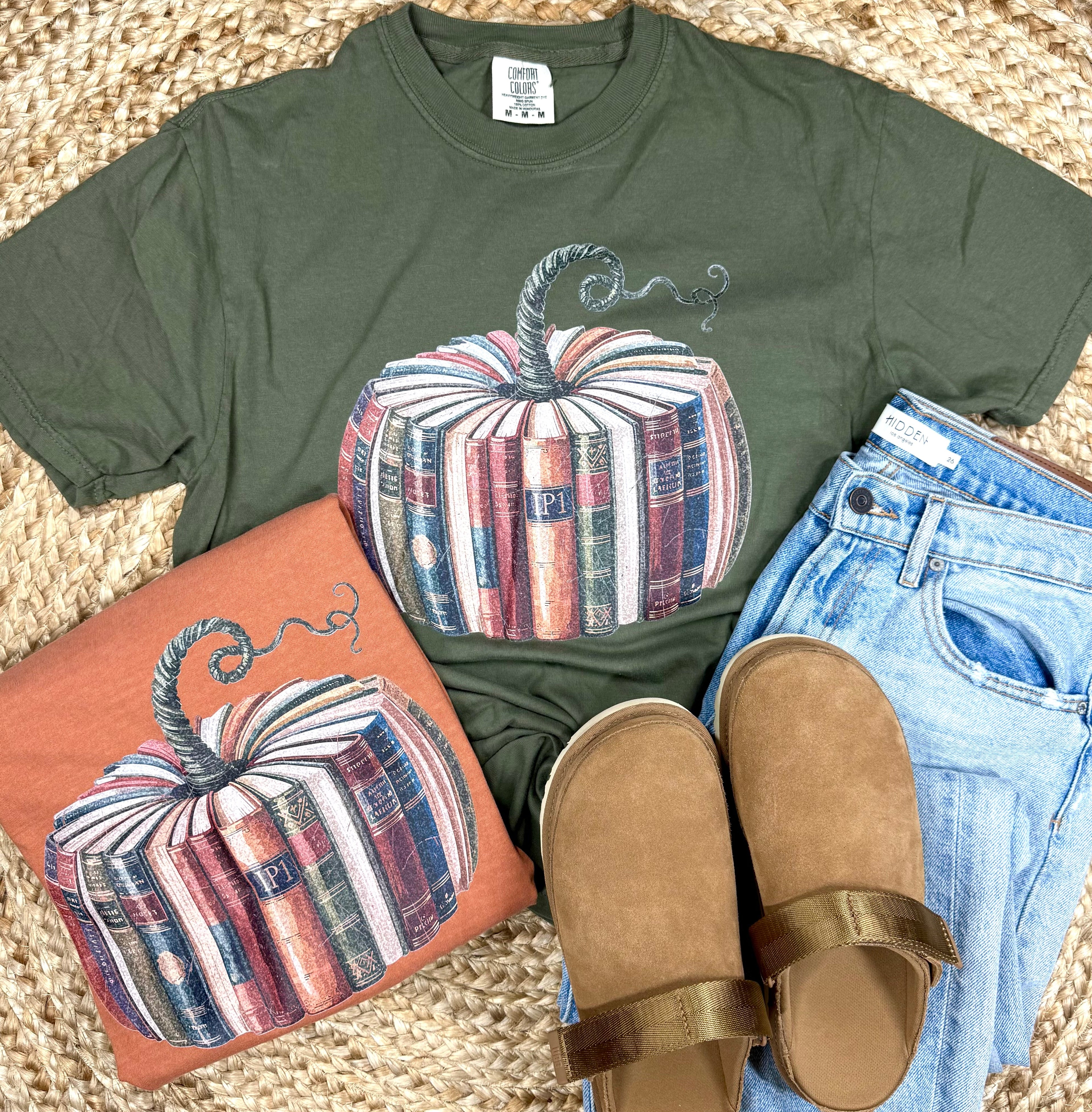 Pumpkin Book Graphic Tees
