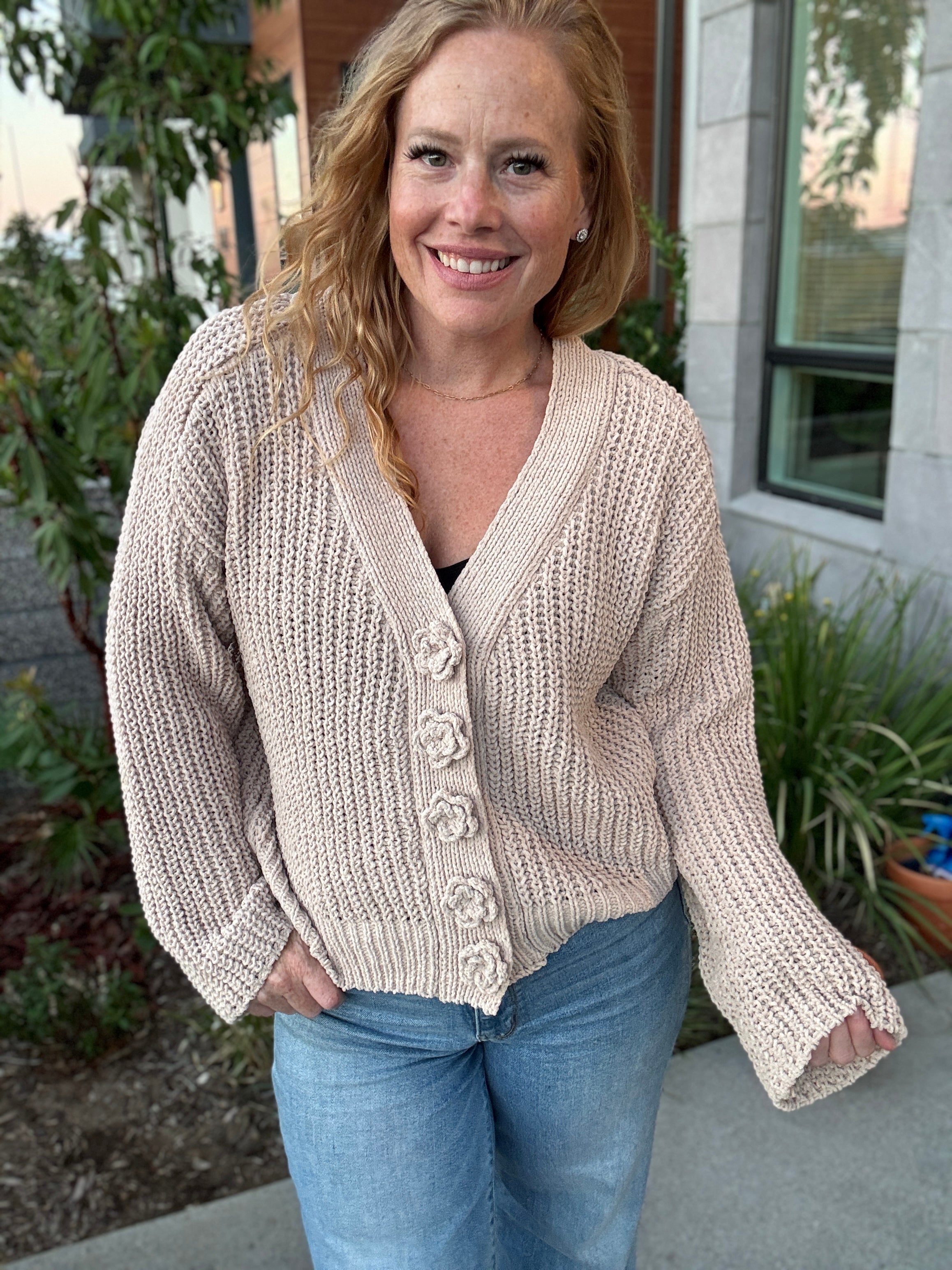 Roses Cardigan by POL in 3 Colors