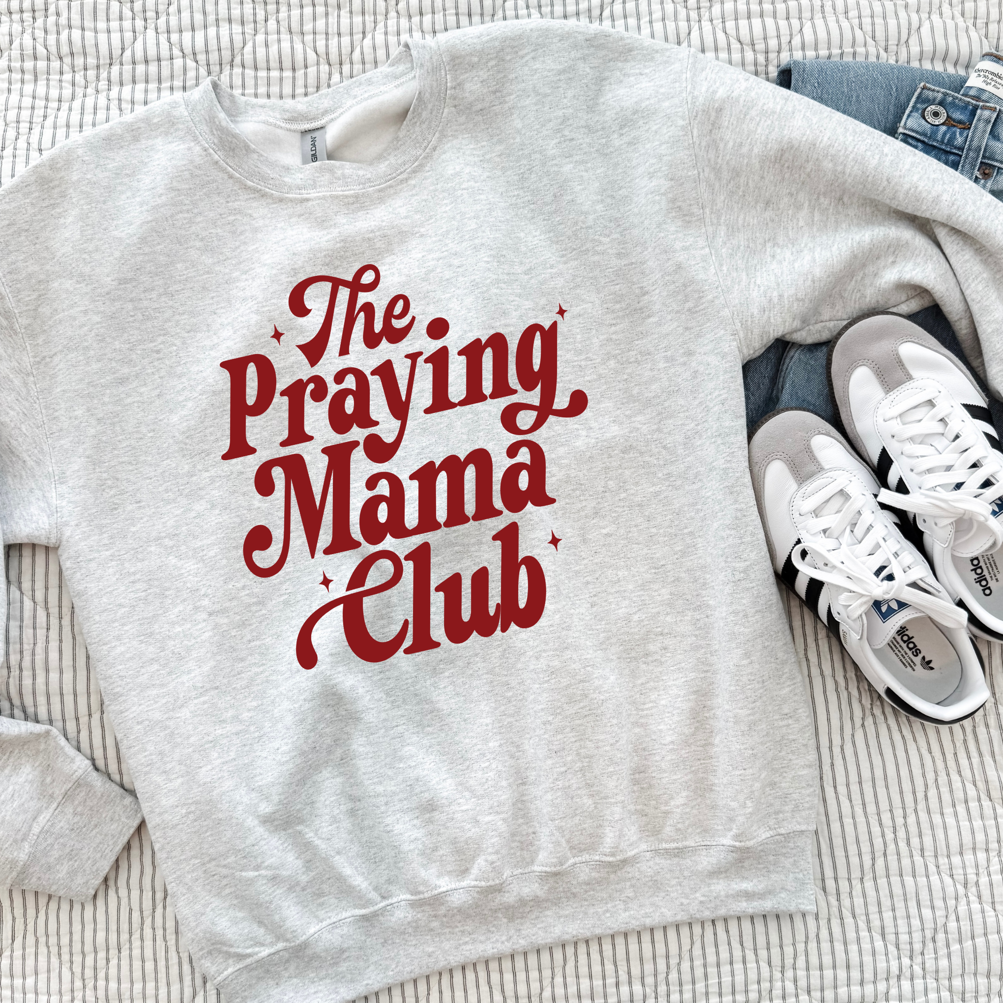 The Praying Mama Club Faith Sweatshirt | Gildan