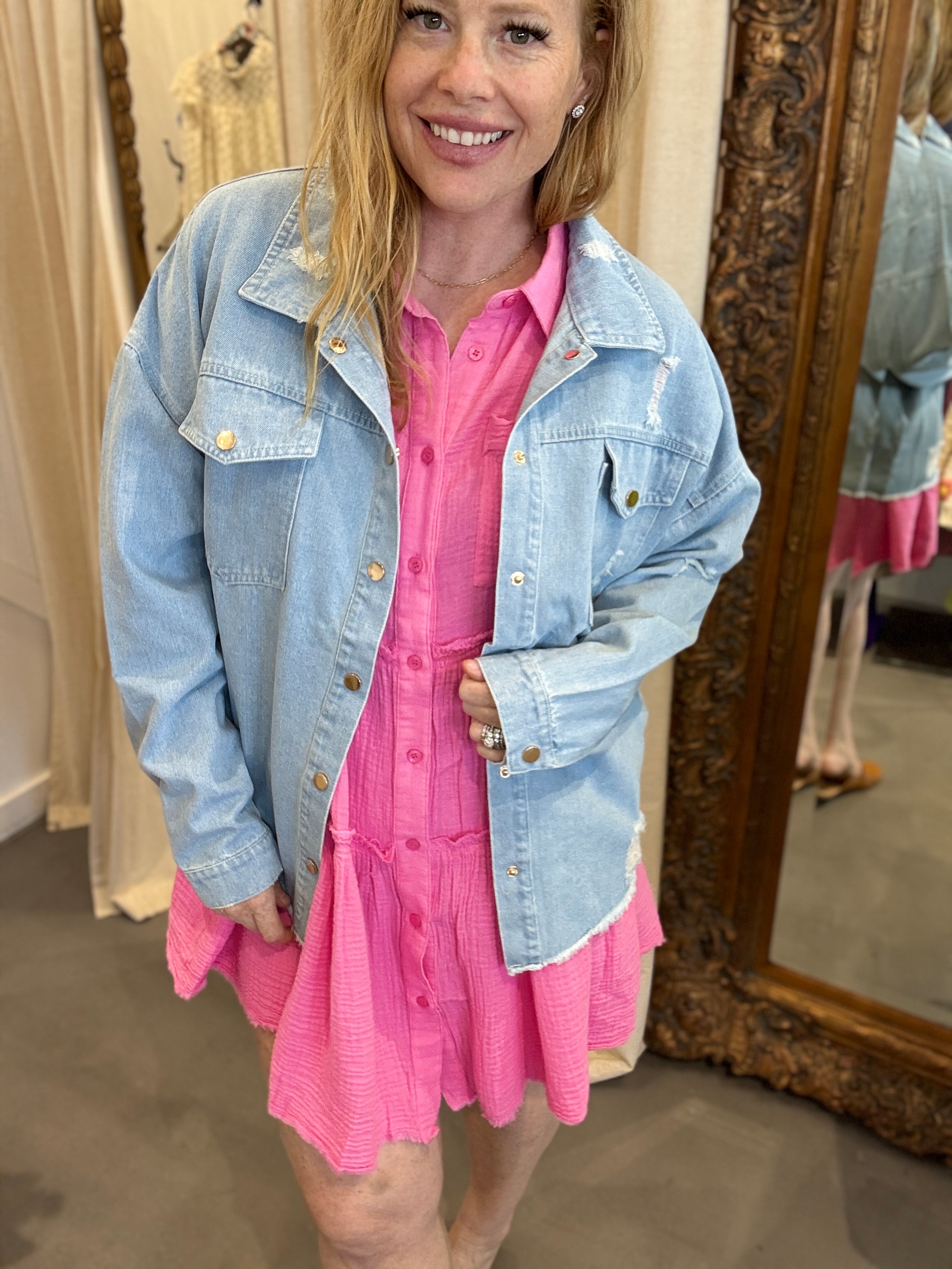 Off to the Islands Linen Dress *AndTheWhy Live*
