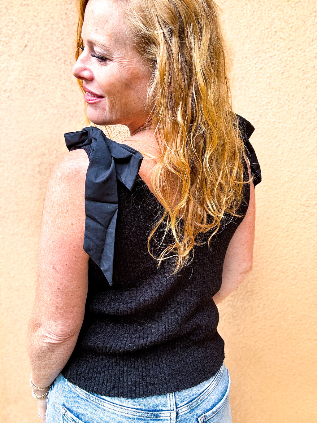 Bow Accent Tank by White Birch