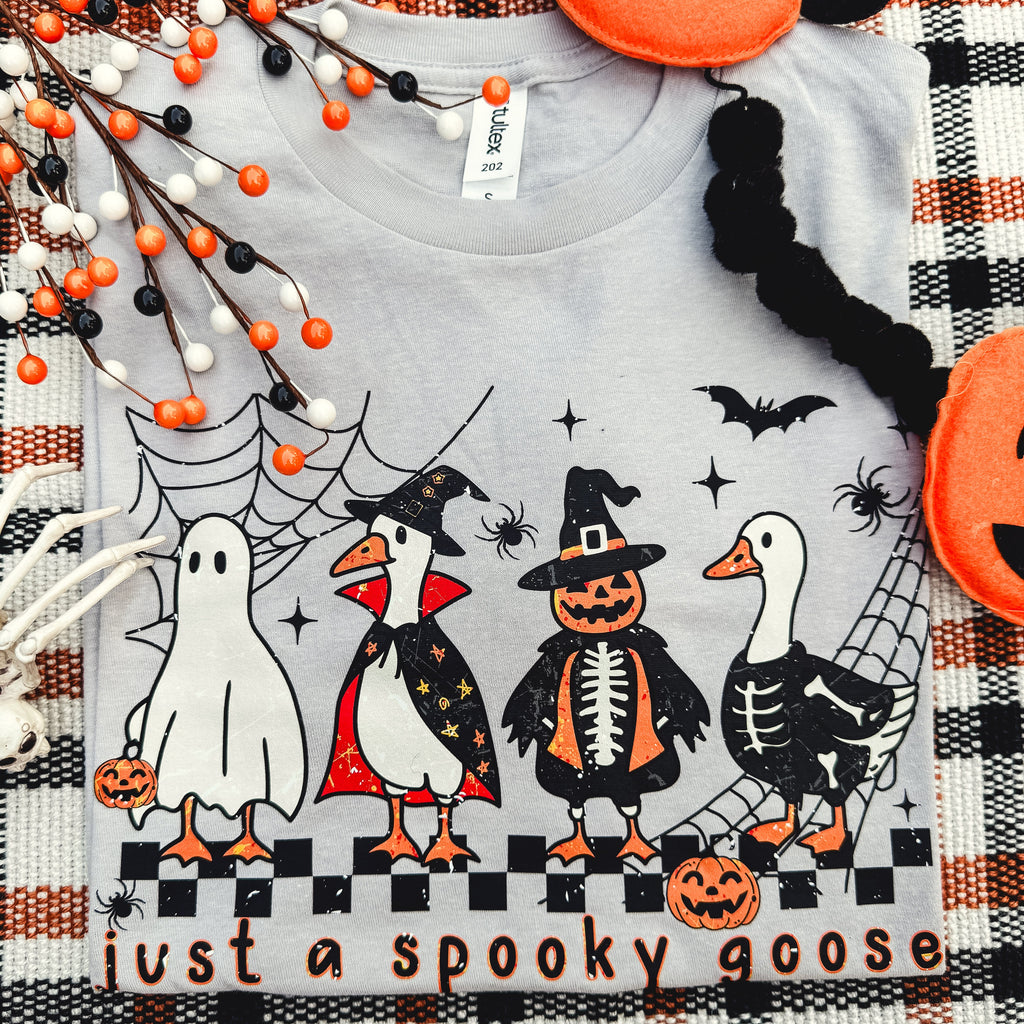 Just A Spooky Goose Soft Graphic Tee