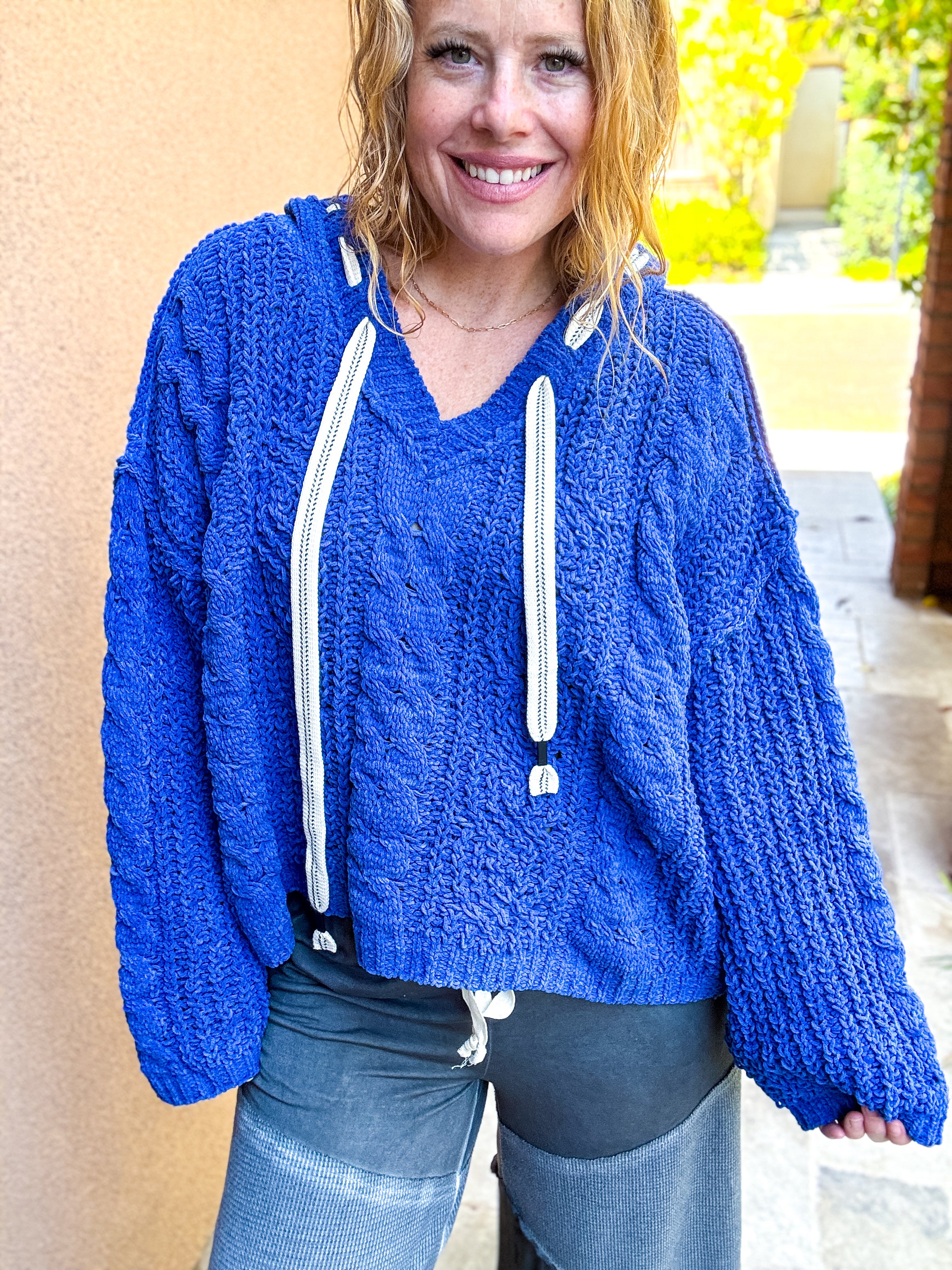 Cozy Cutie Chenille Hoodie by POL