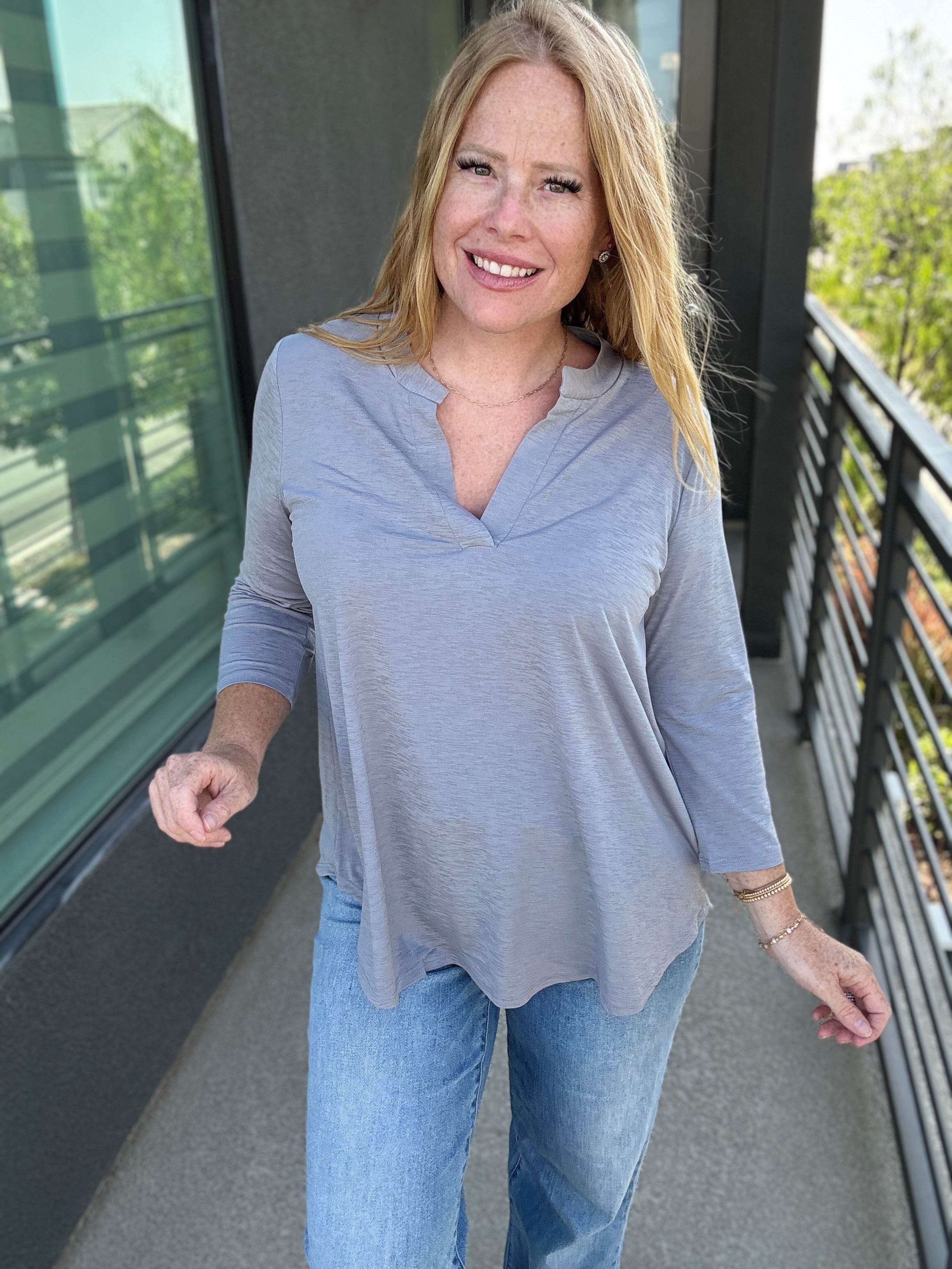 3/4 Sleeve Gabby Tops by Sew in Love