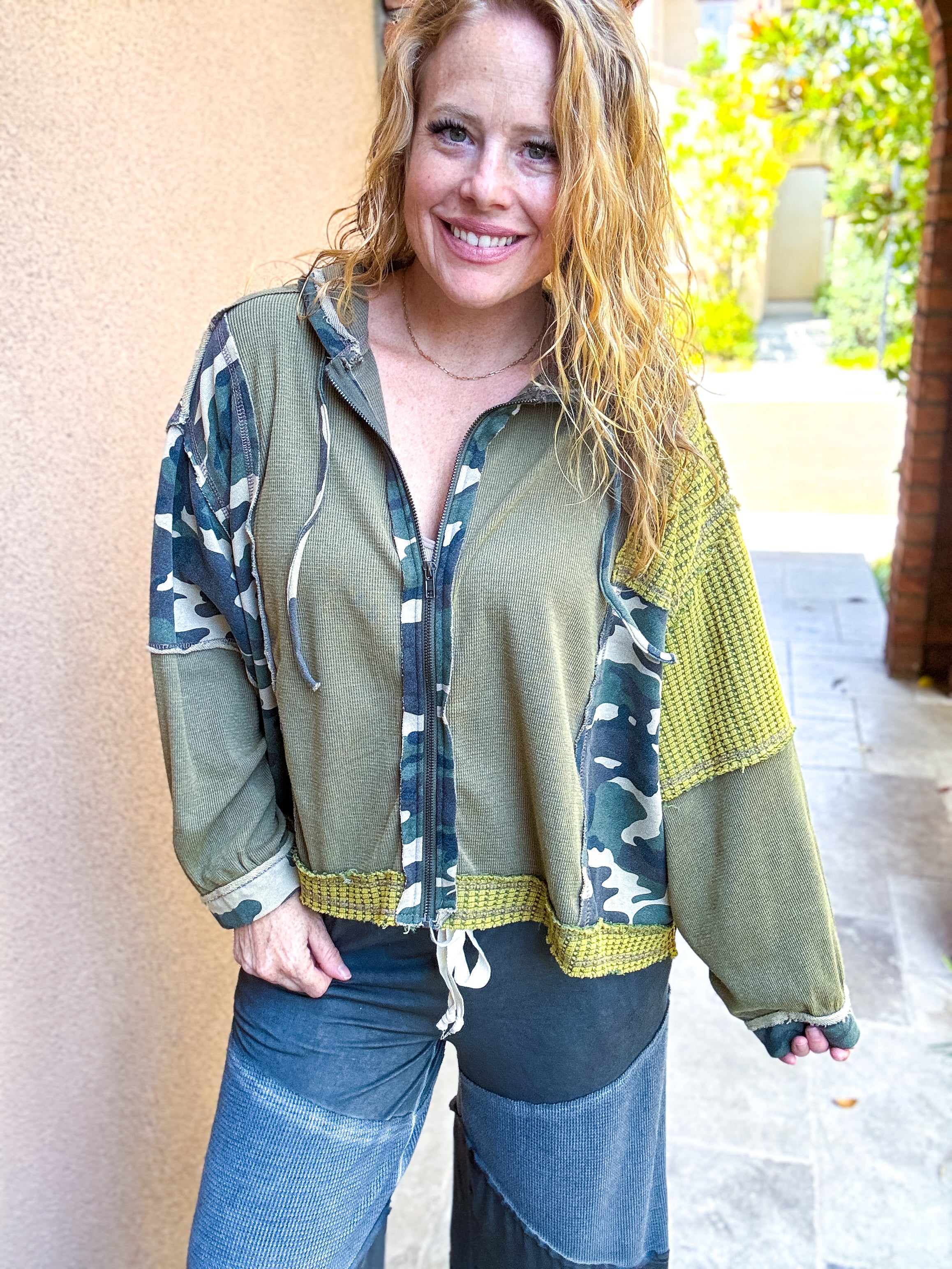 Lil' Camo Cutie Zip Up by POL