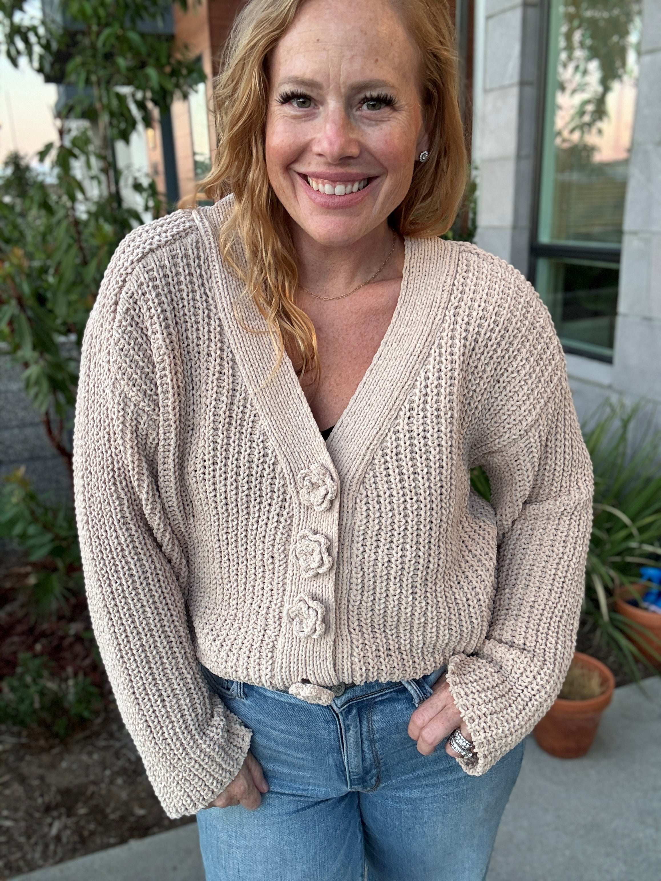 Roses Cardigan by POL in 3 Colors