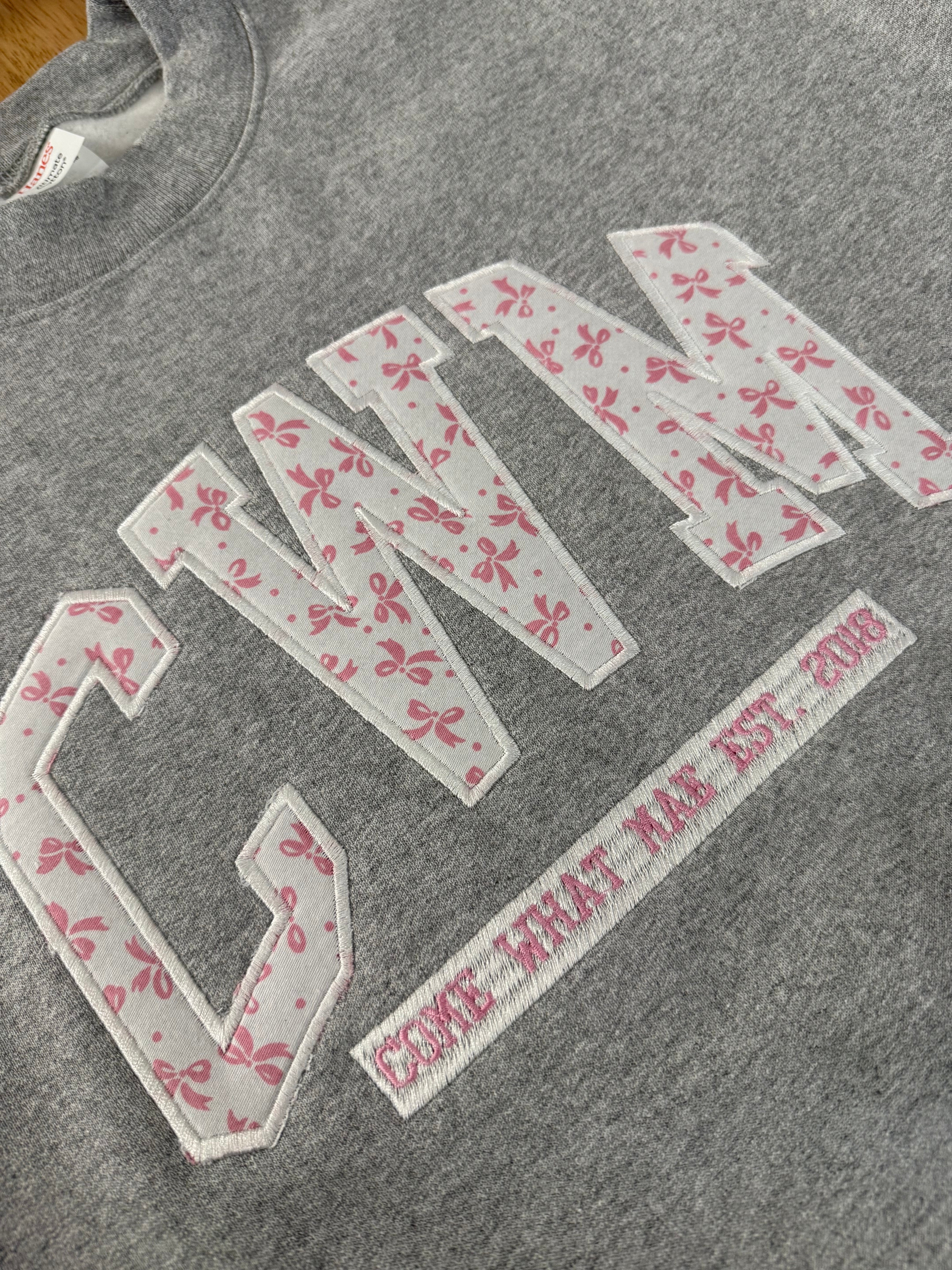 Eloise Come What Mae Embroidered Crewneck