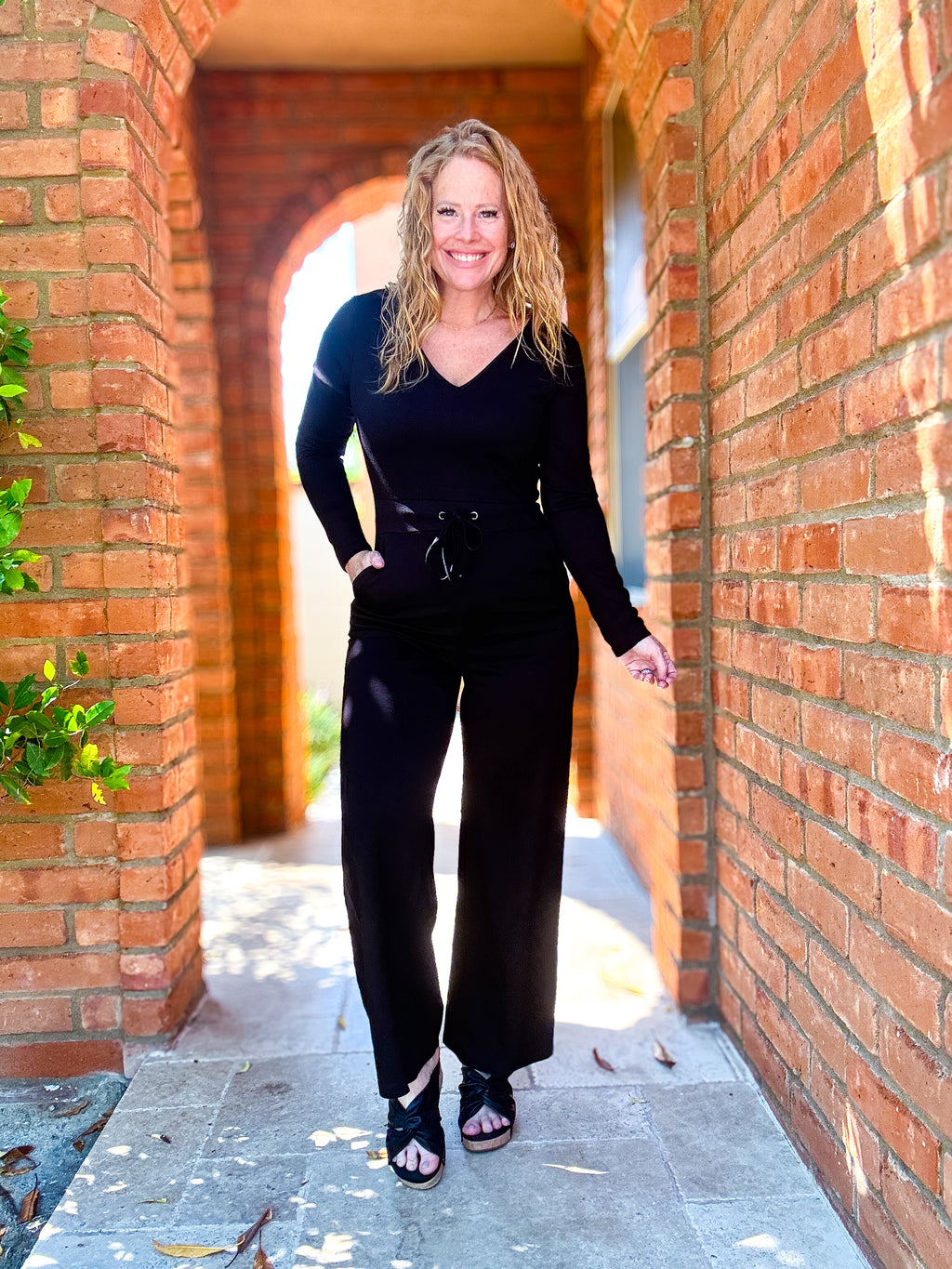 Have You Around Jumpsuit by White Birch