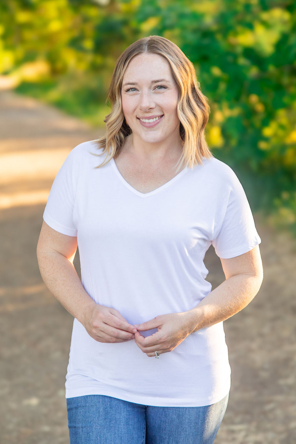 Women's V-Neck Top