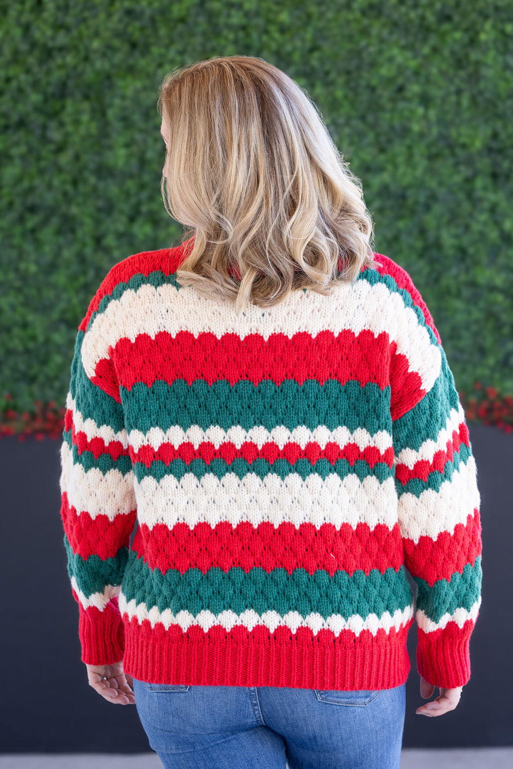 IN STOCK Christmas Stripes Sweater