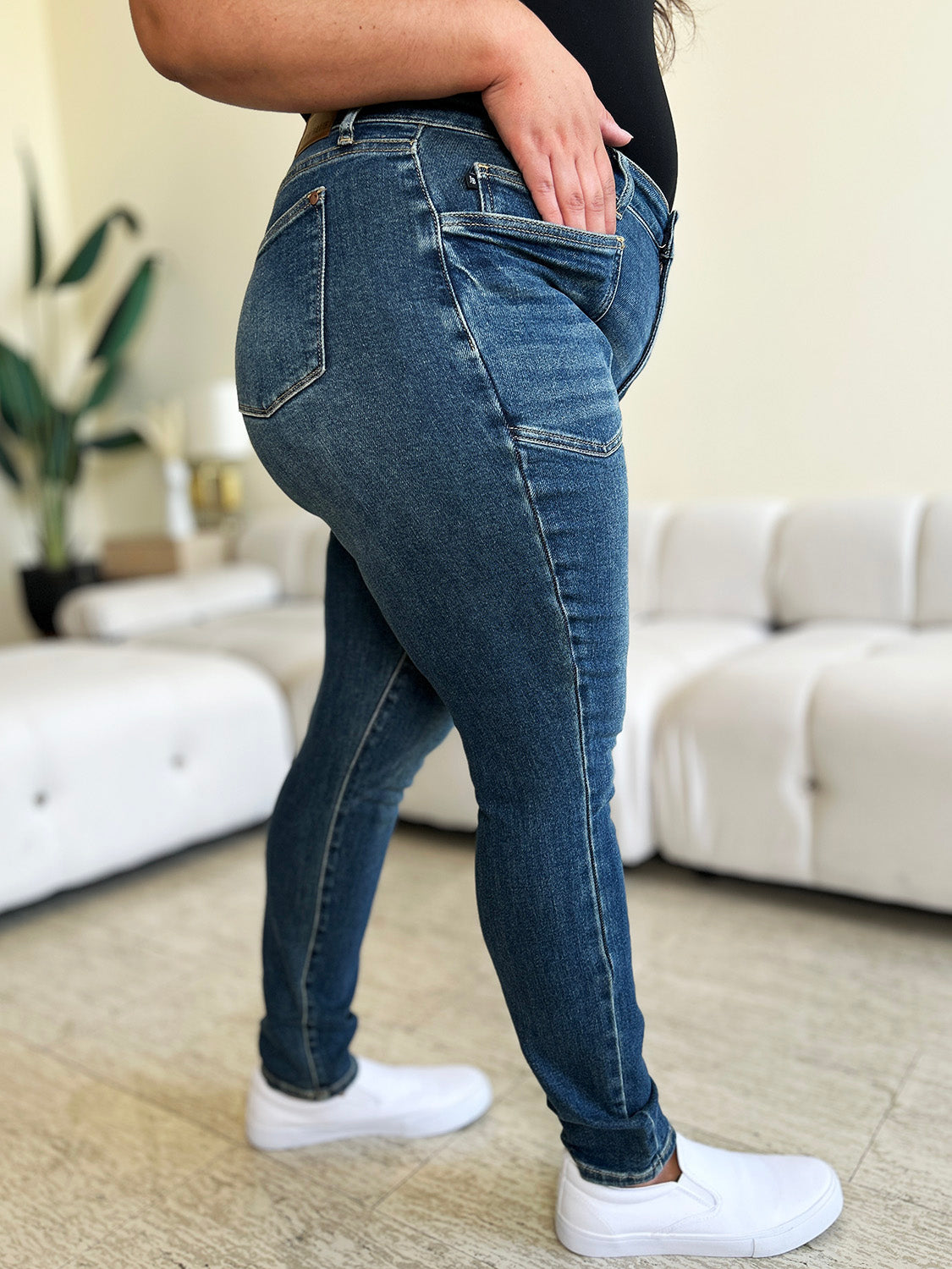 Got It Judy Blue Full Size High Waist Skinny Jeans