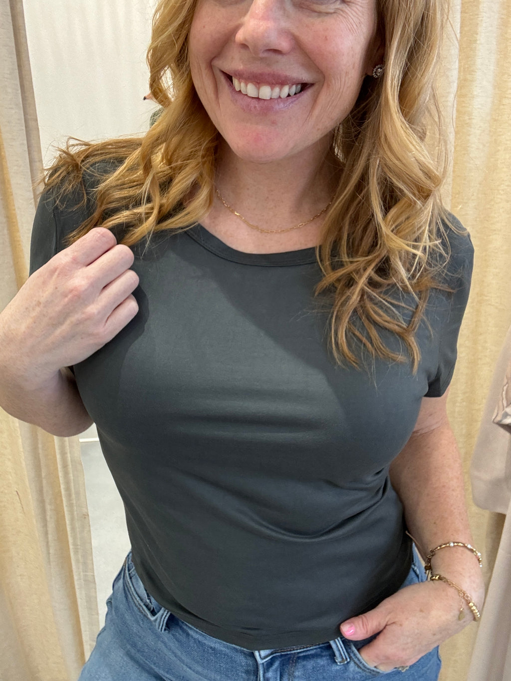 Bae Round Neck Short Sleeve T-Shirt - 8 Colors