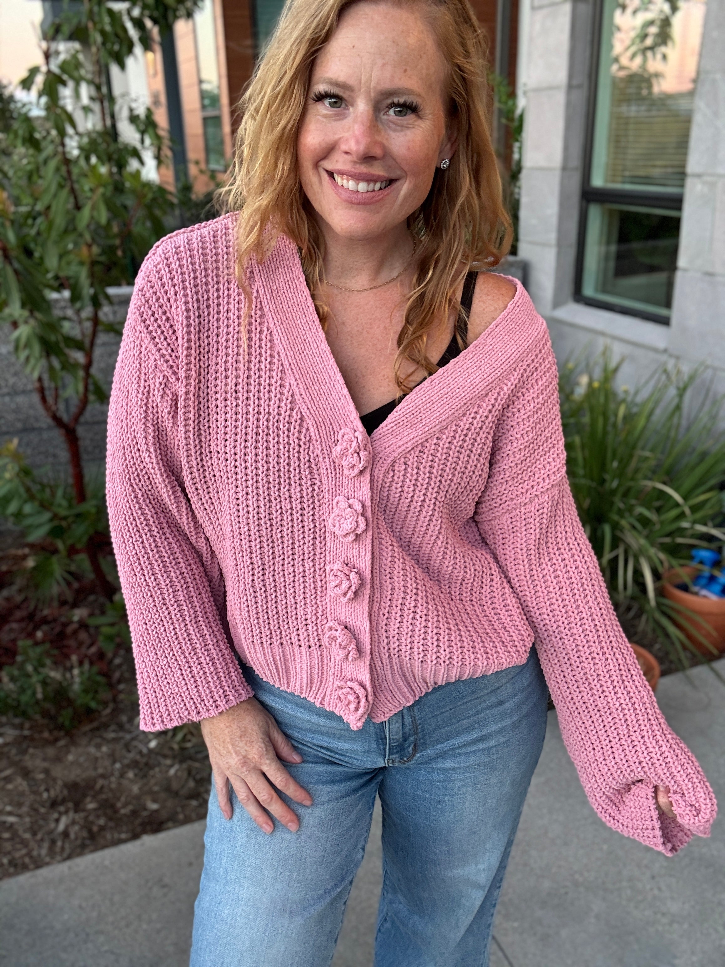 Roses Cardigan by POL in 3 Colors