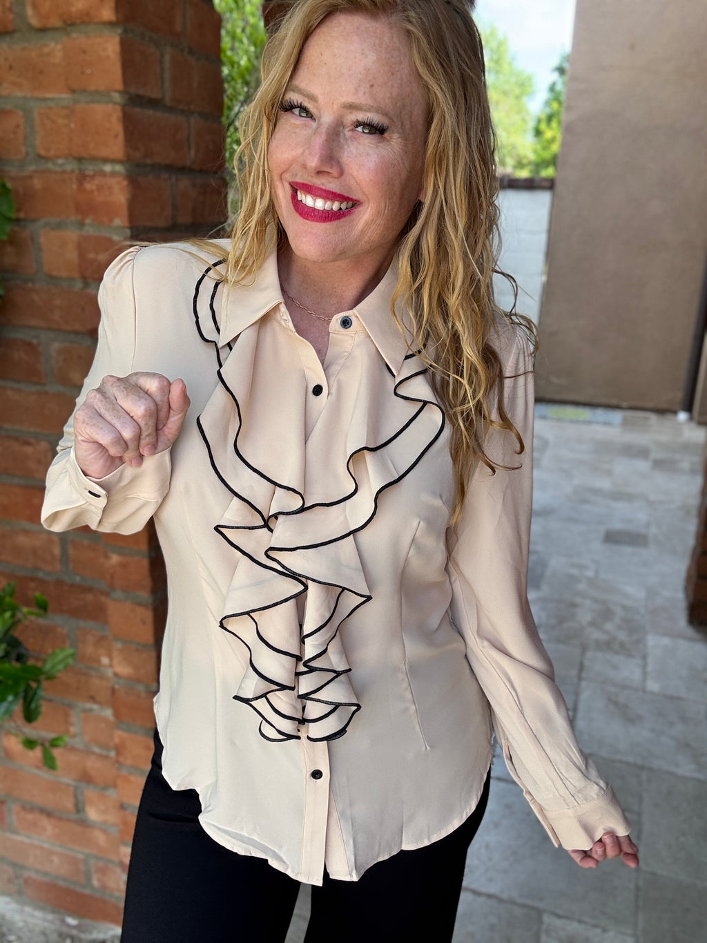 Long Sleeve Blouse by Sew In Love