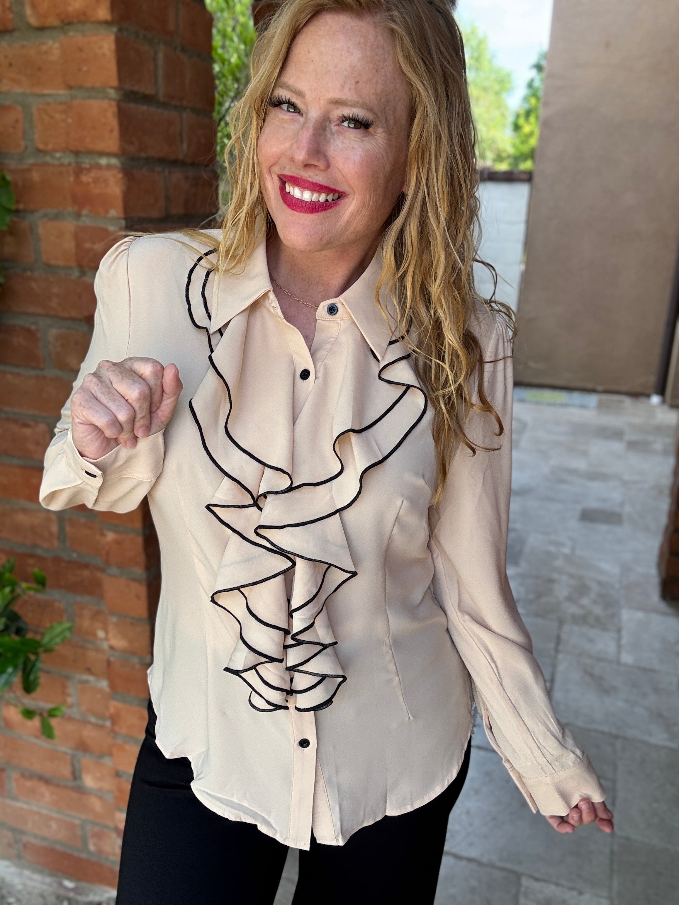 Long Sleeve Blouse by Sew In Love