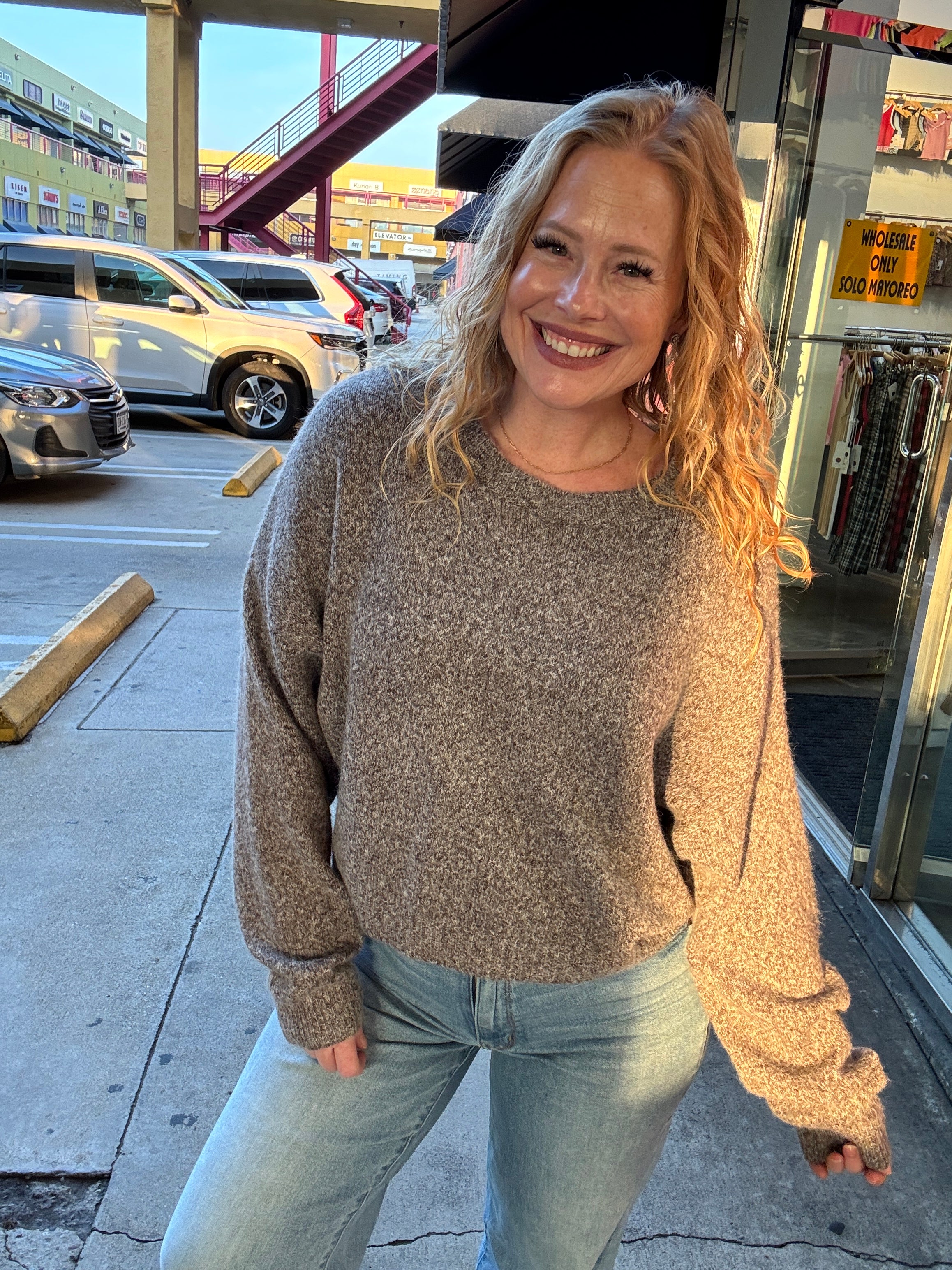 Worthy Chocolate Sweater