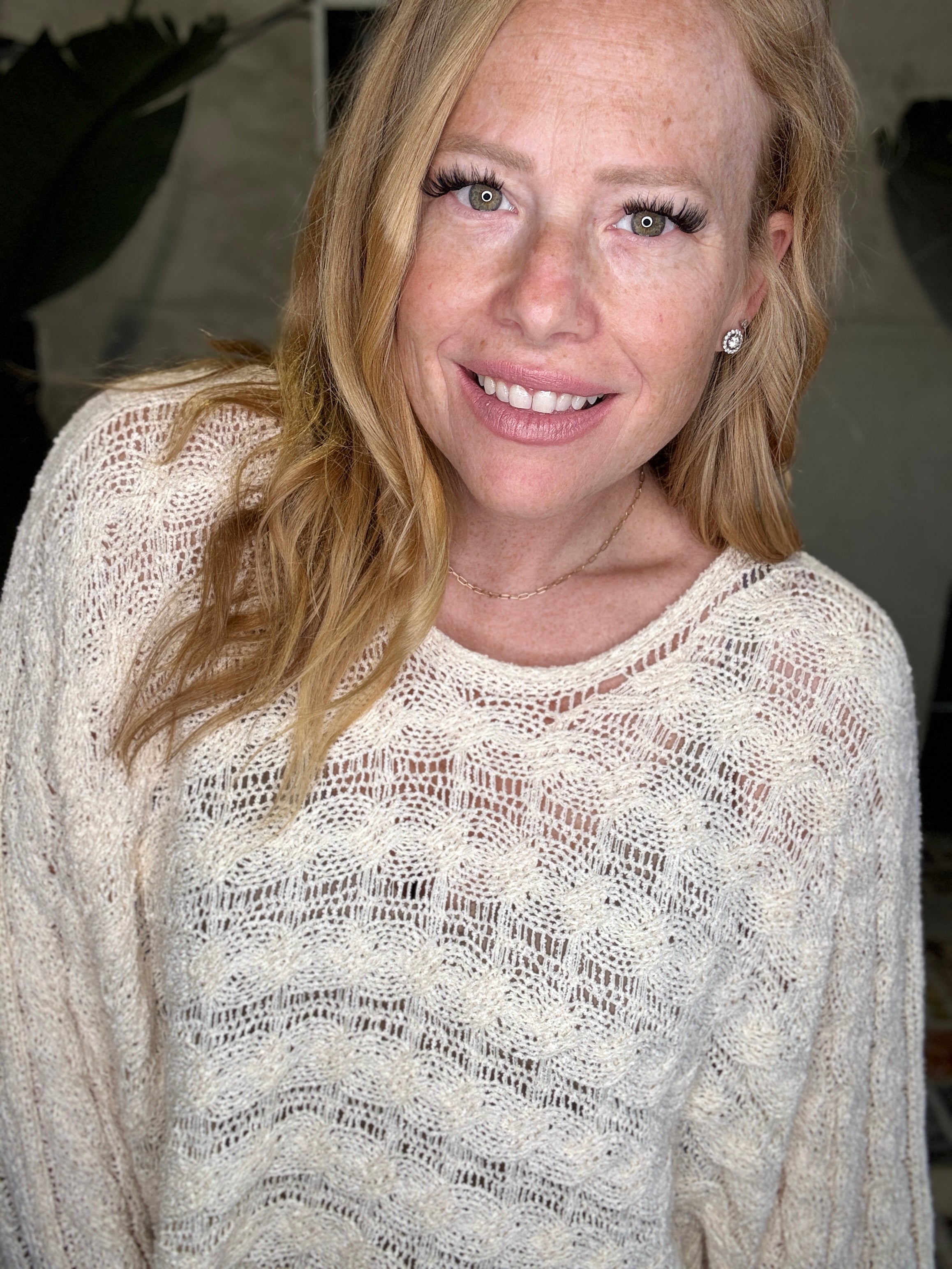 Natural Open Woven Sweater - POL LA Live