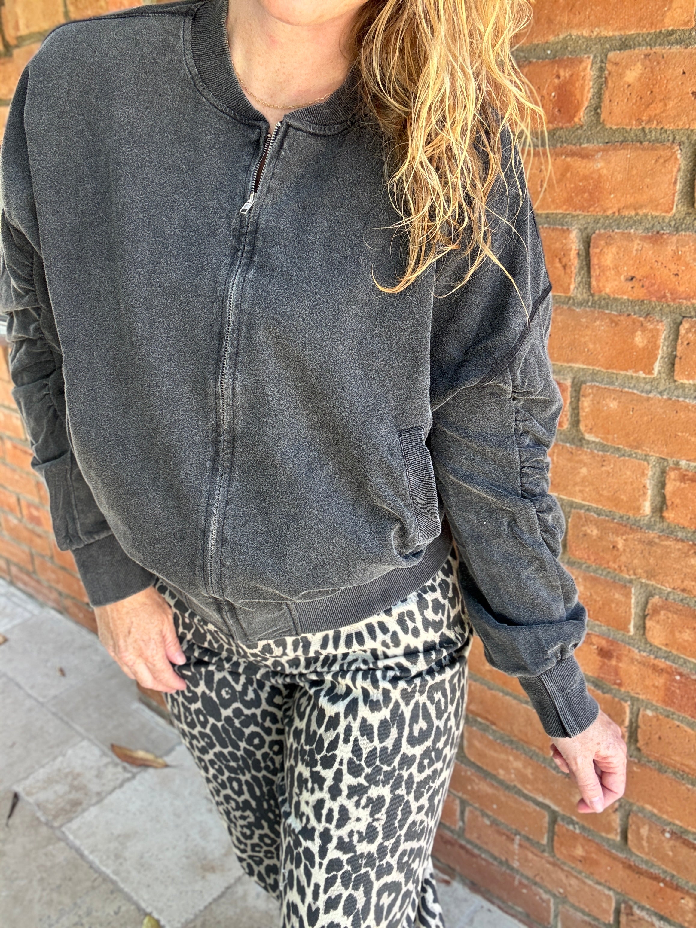 Guarded Bomber Jacket by White Birch