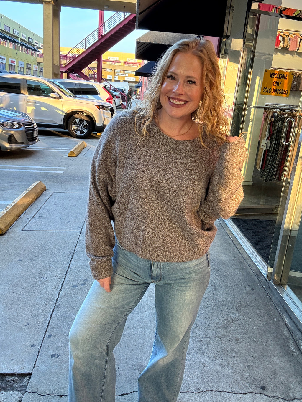 Worthy Chocolate Sweater