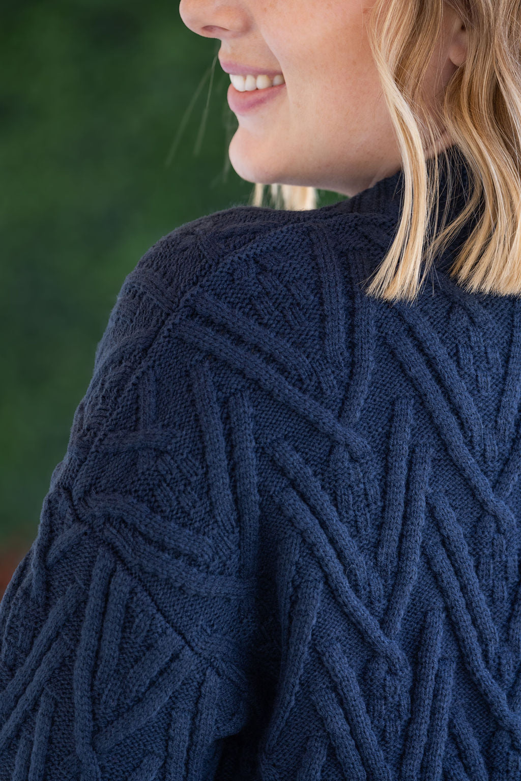 IN STOCK Brooks Button Sweater Cardigan - Navy