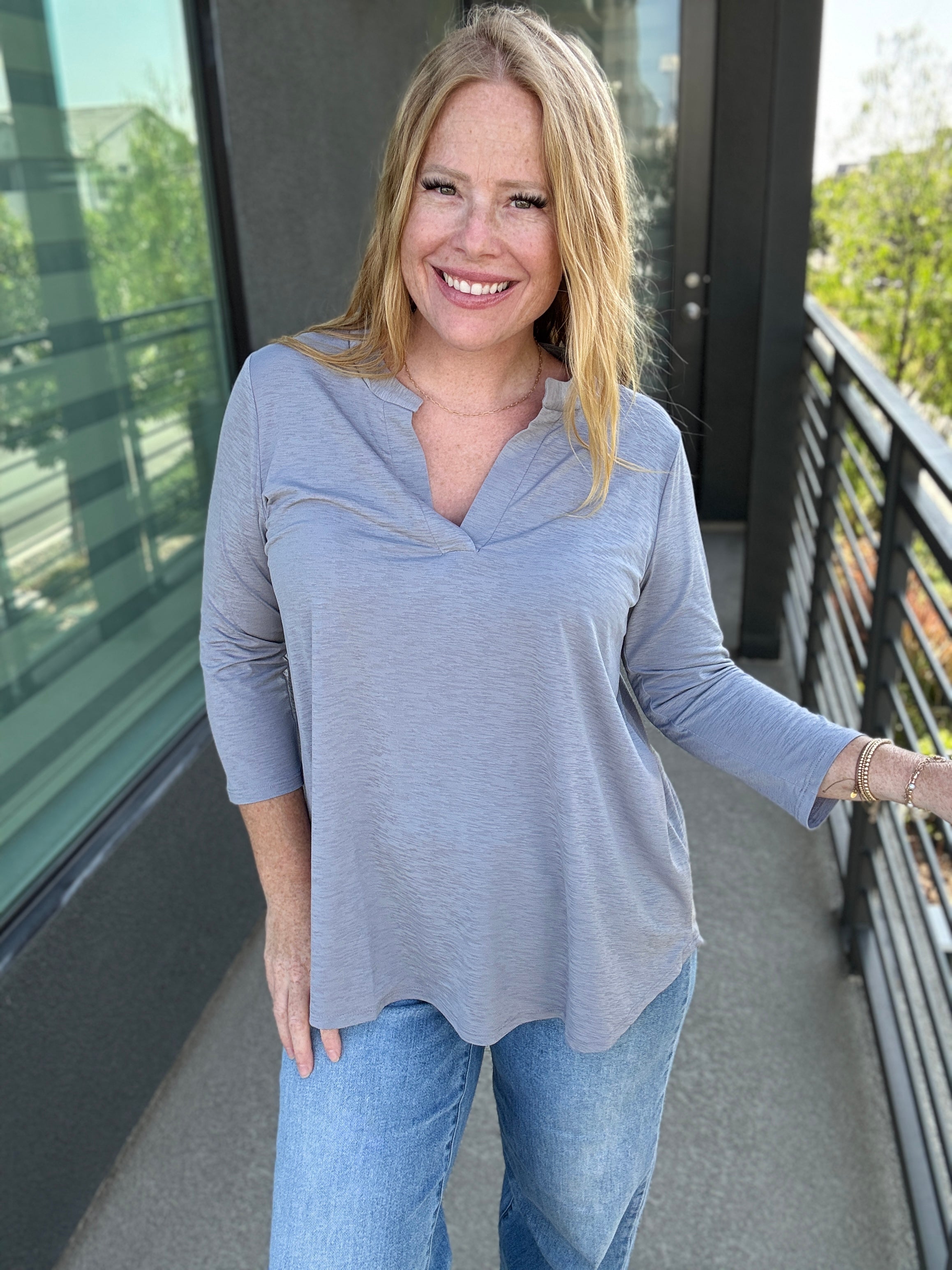 3/4 Sleeve Gabby Tops by Sew in Love