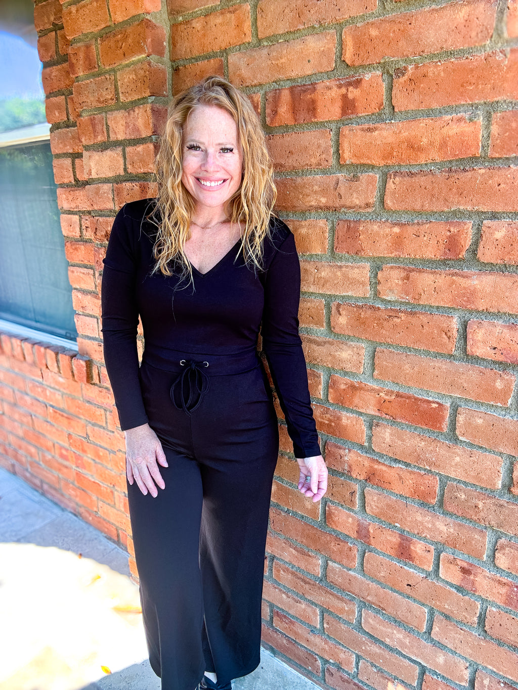 Have You Around Jumpsuit by White Birch