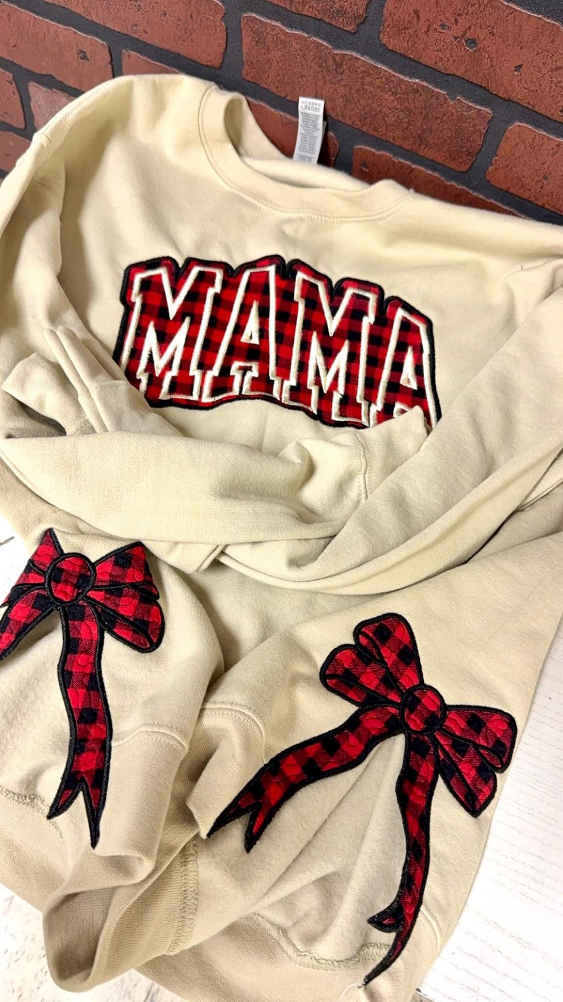 Custom Mama Bow Crewneck