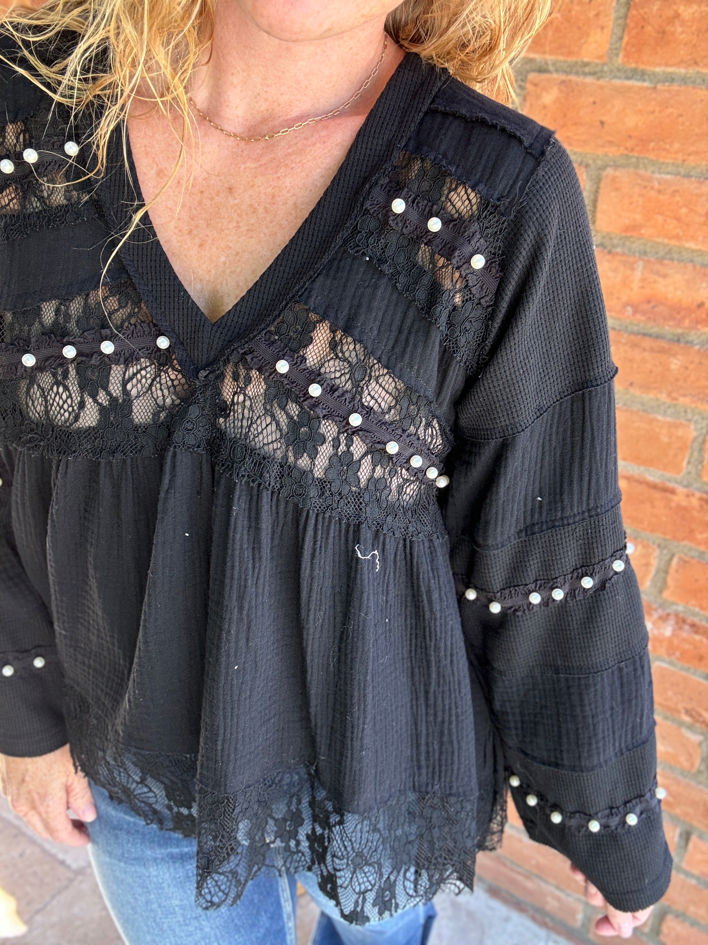 Let Me Down Easy Top by POL
