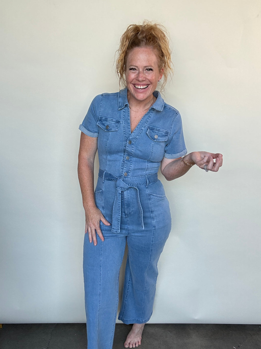 Big Things Jumpsuit by White Birch