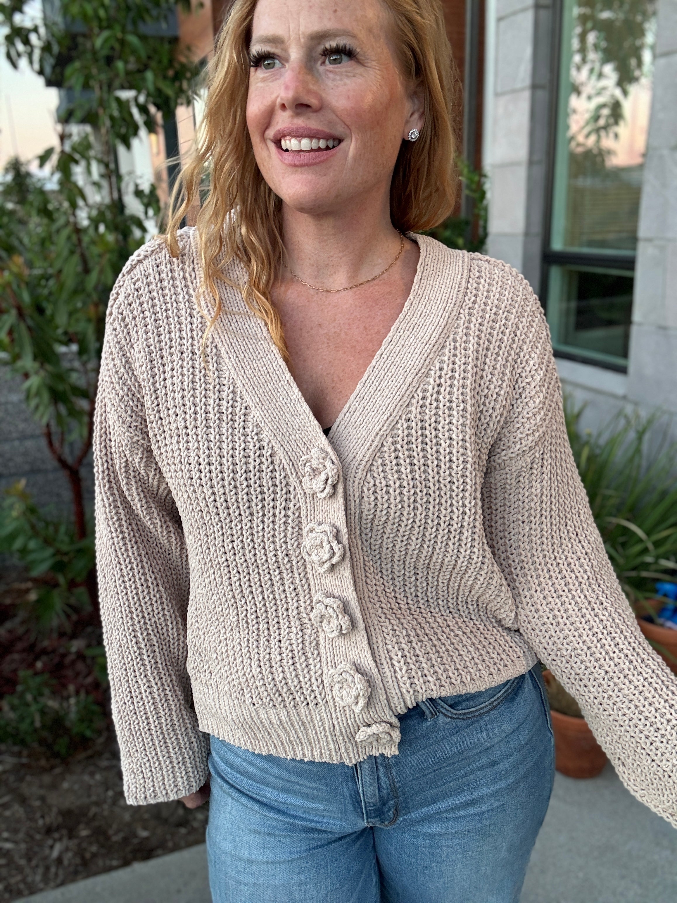 Roses Cardigan by POL in 3 Colors