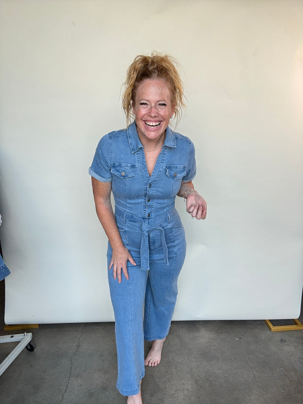 Big Things Jumpsuit by White Birch