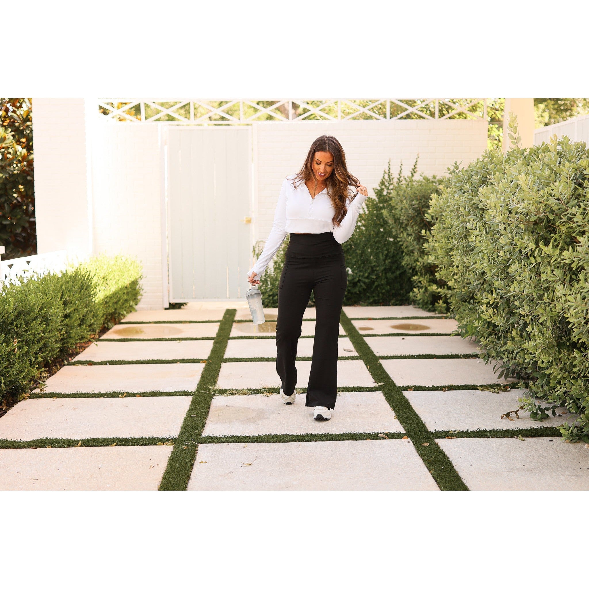 The Deluxe Paige Fold-over, Tummy Control Leggings - Luxe Leggings by Julia Rose®