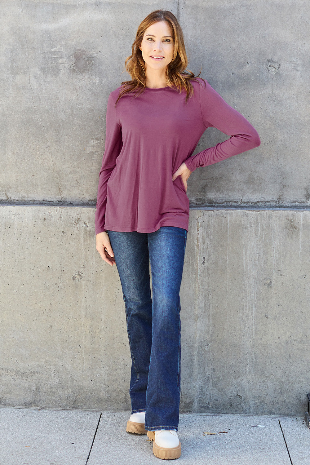 Black Friday Round Neck Long Sleeve Top