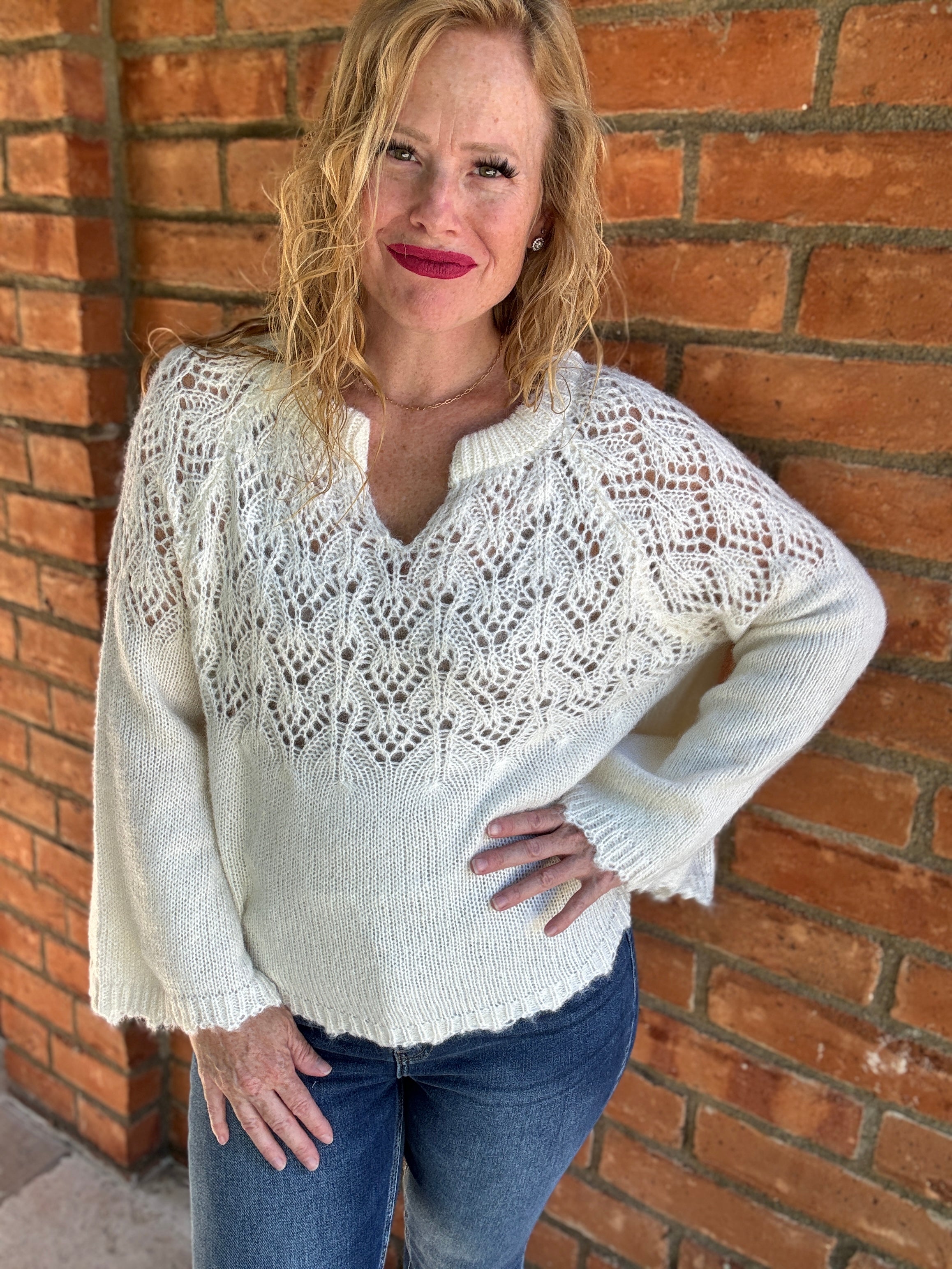 Going as Planned Sweater by POL