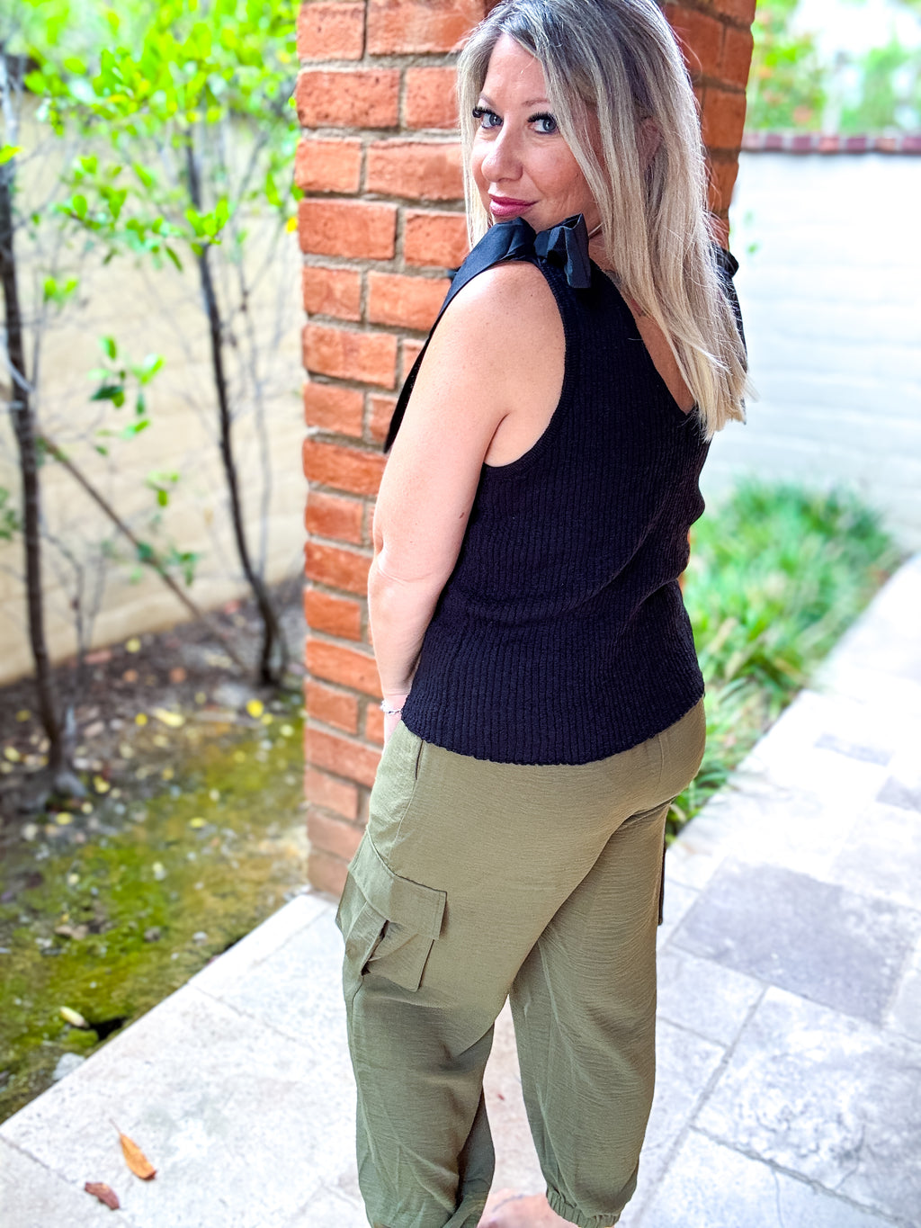 Bow Accent Tank by White Birch