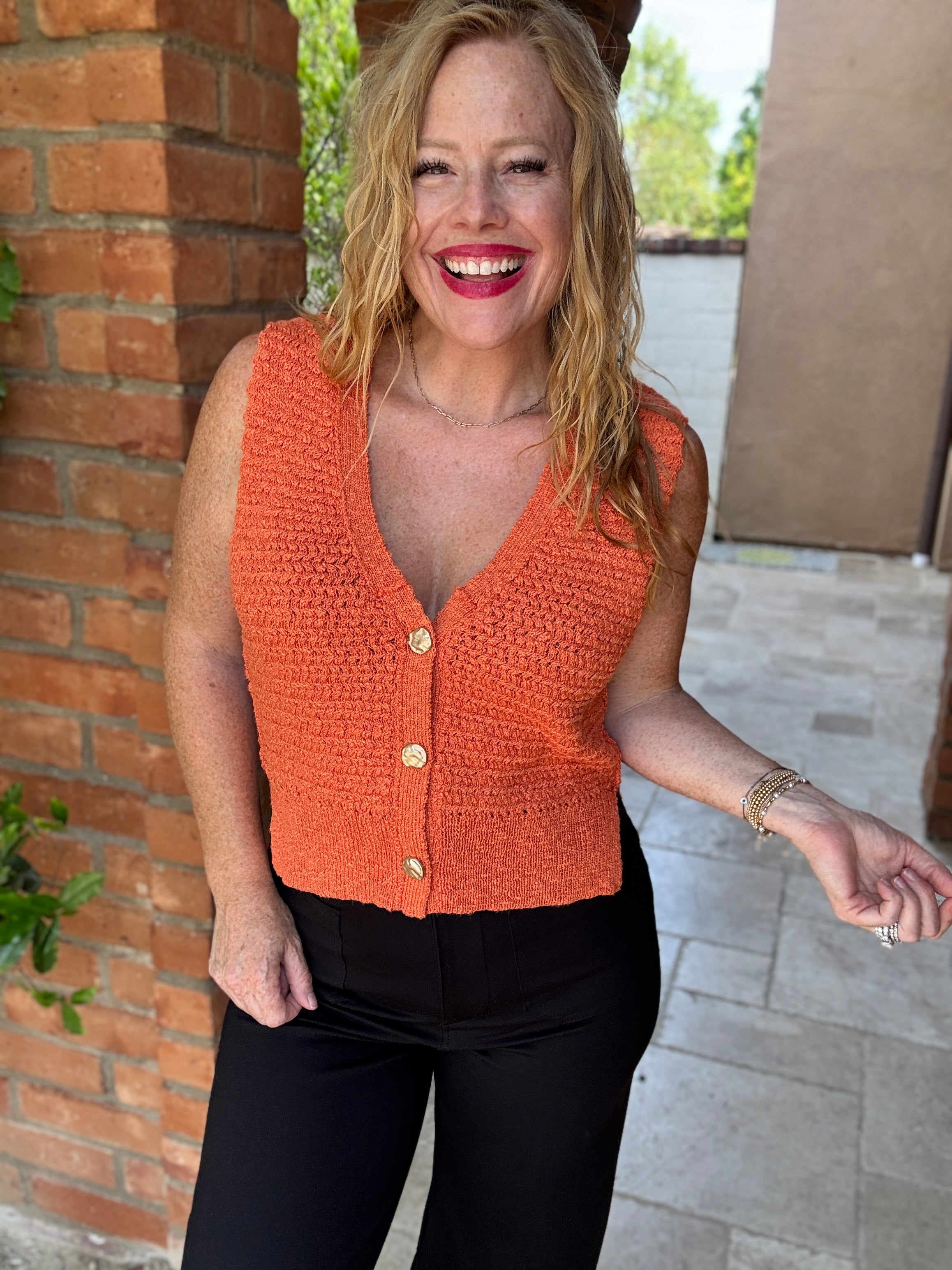 V-Neck Vest by Sew In Love