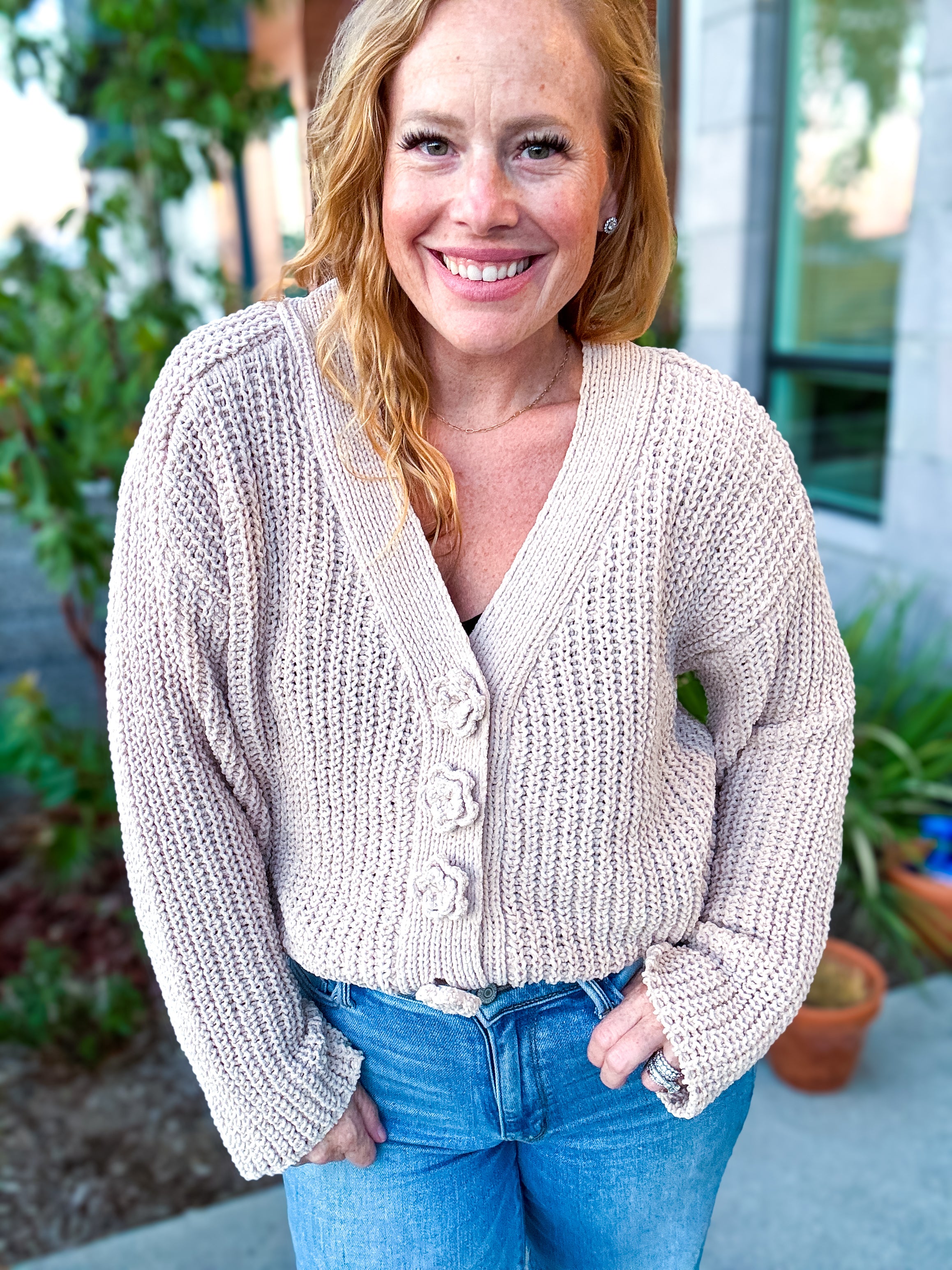 Roses Cardigan by POL in 3 Colors