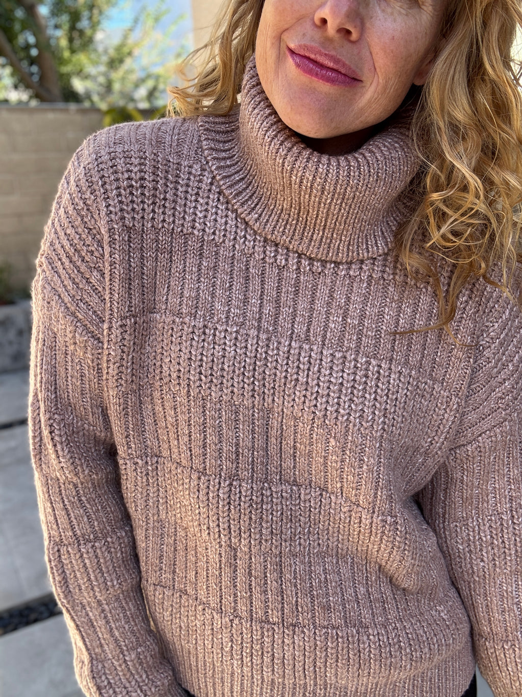 Leaves are Falling Cowl Neck Sweater