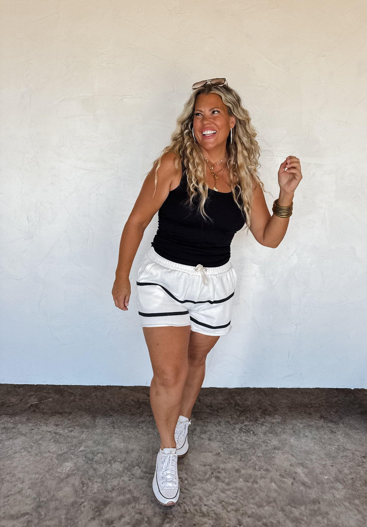 McKinley Stripe Lounge Short by Blakely