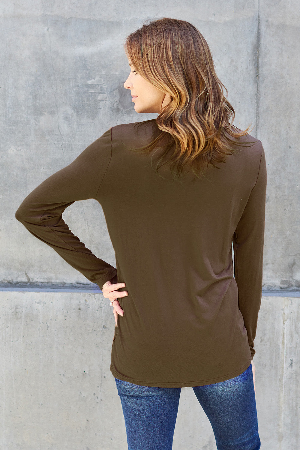 Black Friday Round Neck Long Sleeve Top