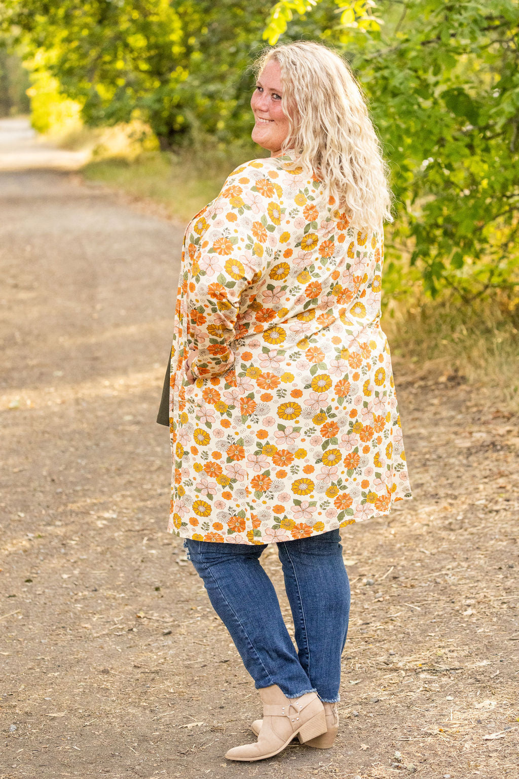 IN STOCK Classic Cardigan - Fall Boho Floral FINAL SALE