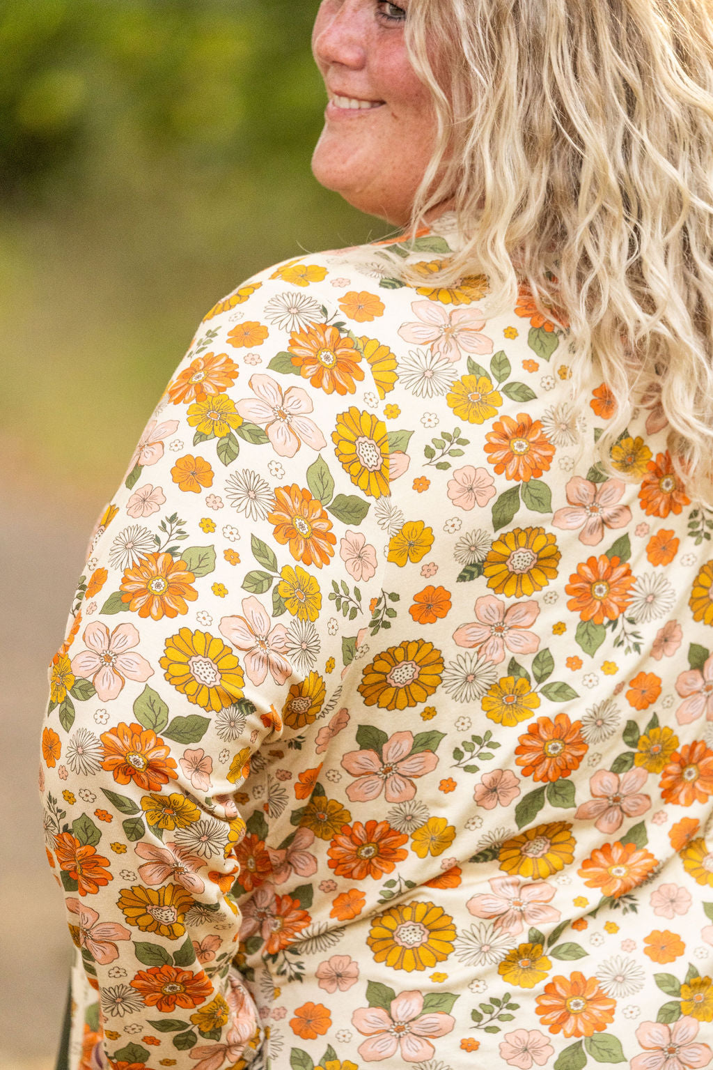 IN STOCK Classic Cardigan - Fall Boho Floral FINAL SALE