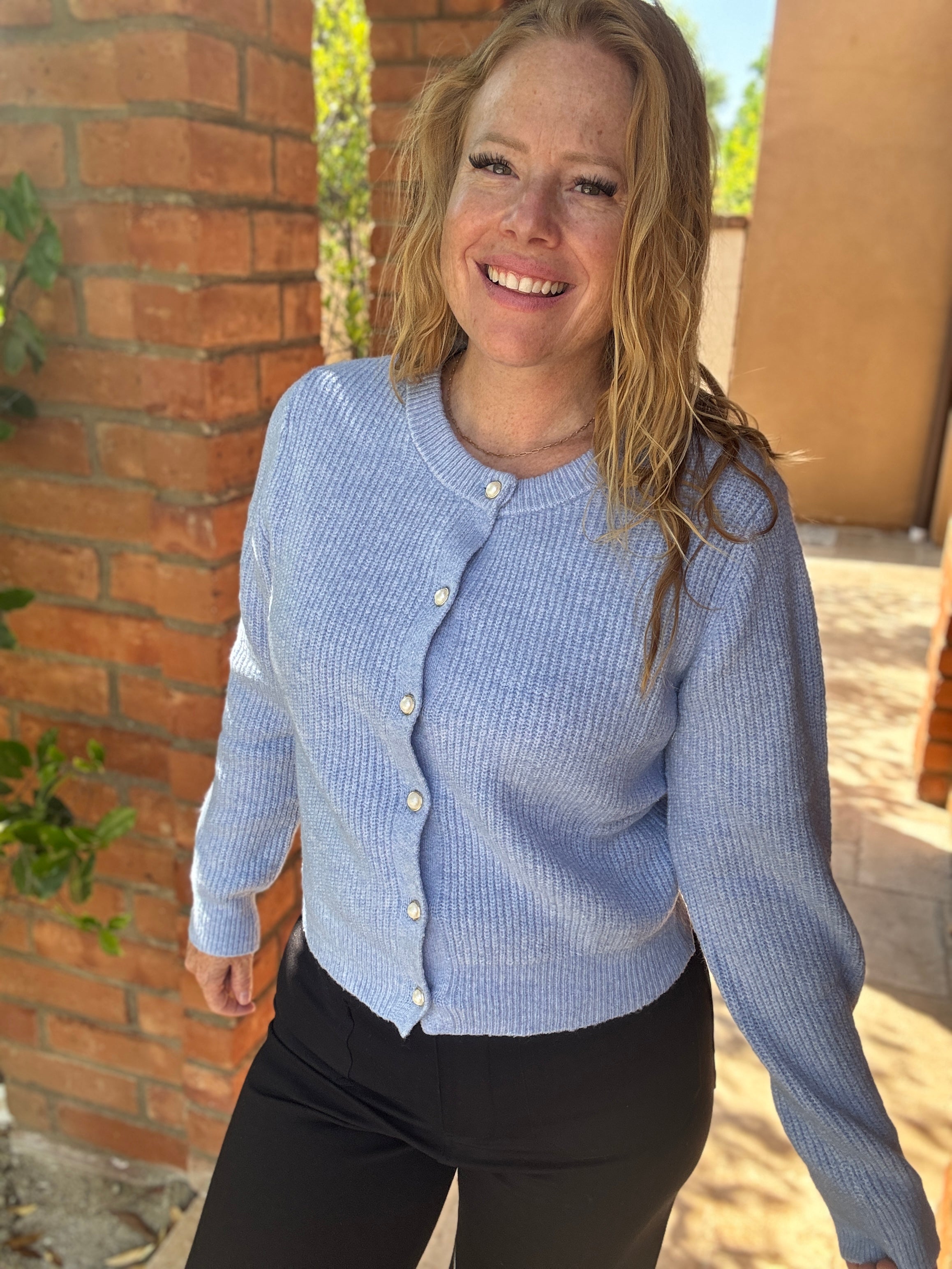 Pearl Button Top by White Birch