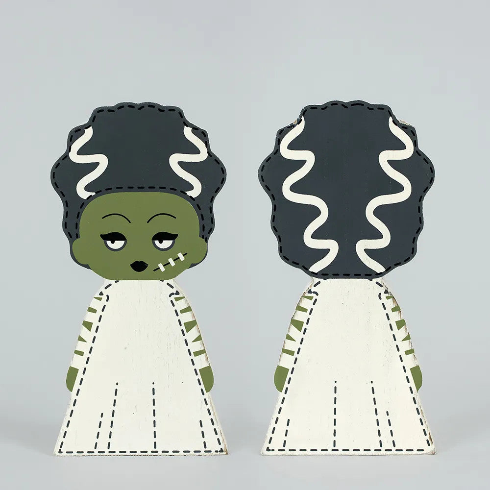 3x6x1 chunky wood shape (BRIDE) multi