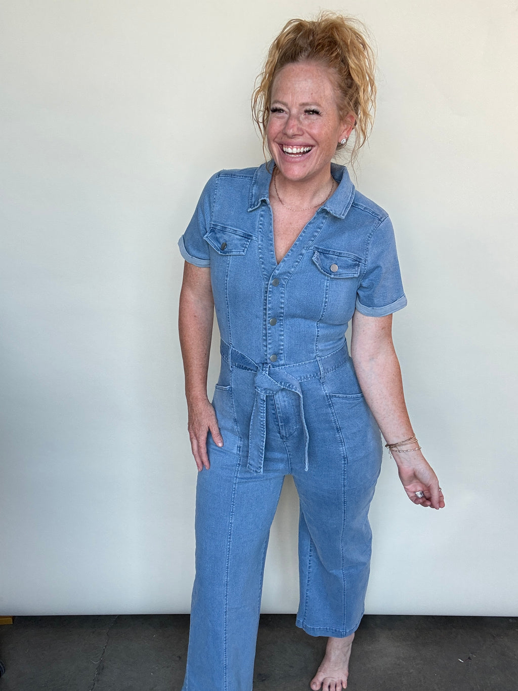 Big Things Jumpsuit by White Birch